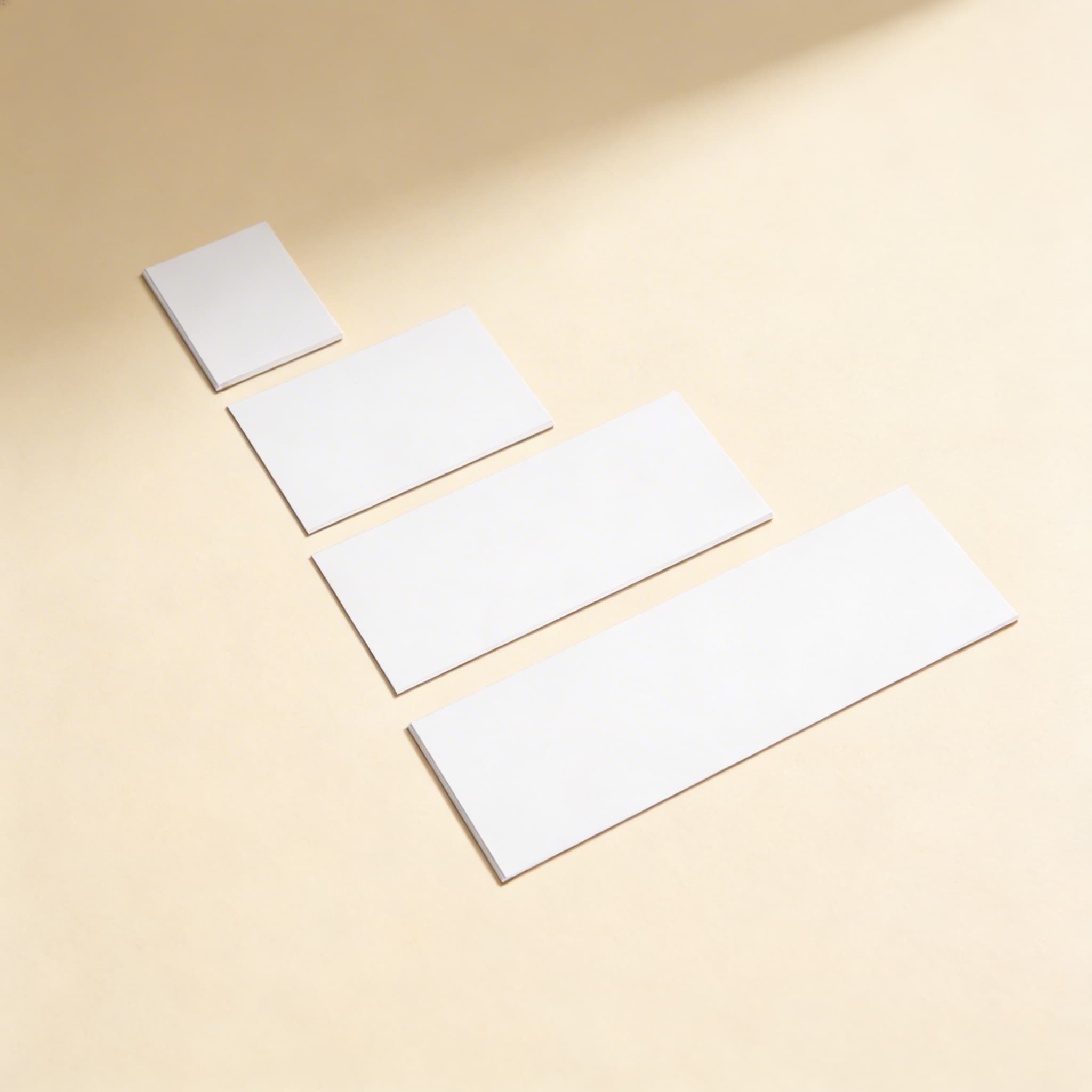 Große Zahlenkarten 1-9000: Kunststoff — Seitenansicht