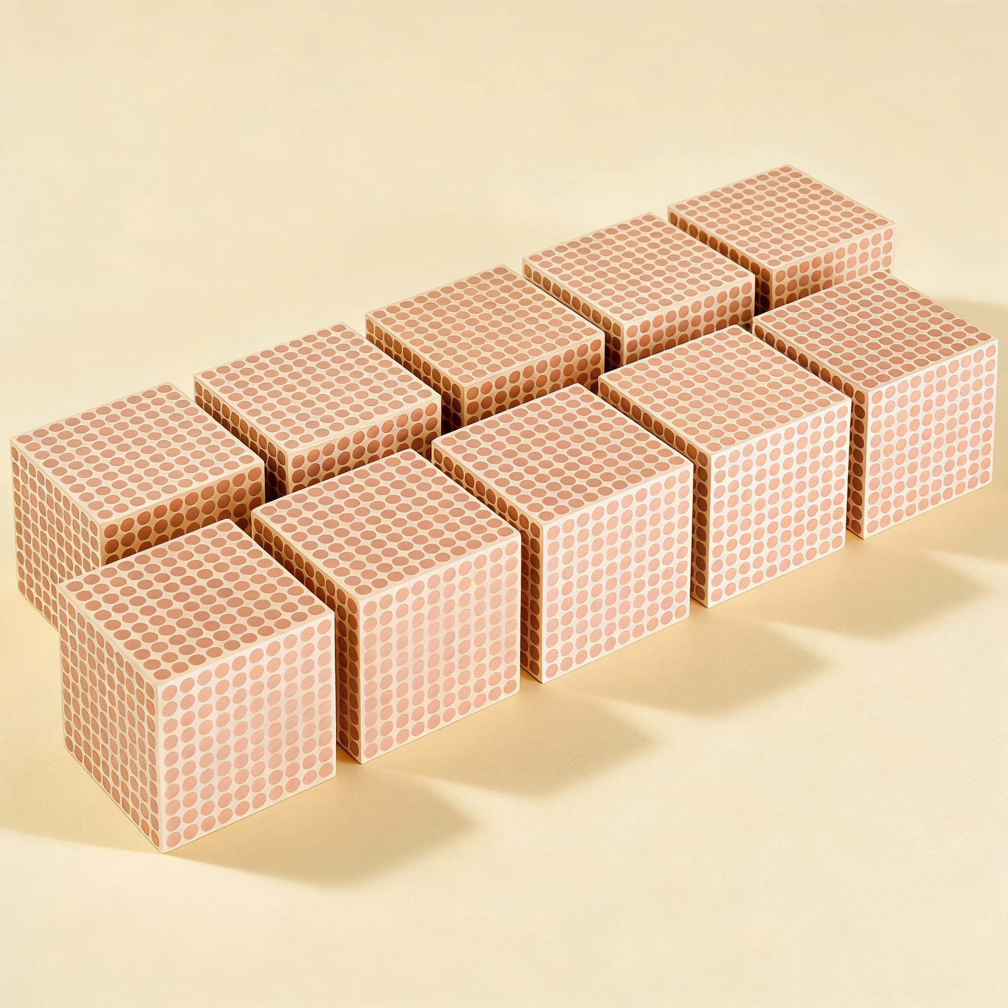 Tausenderwürfel — 10er-Set für große Mengenerfassung — Katalogansicht