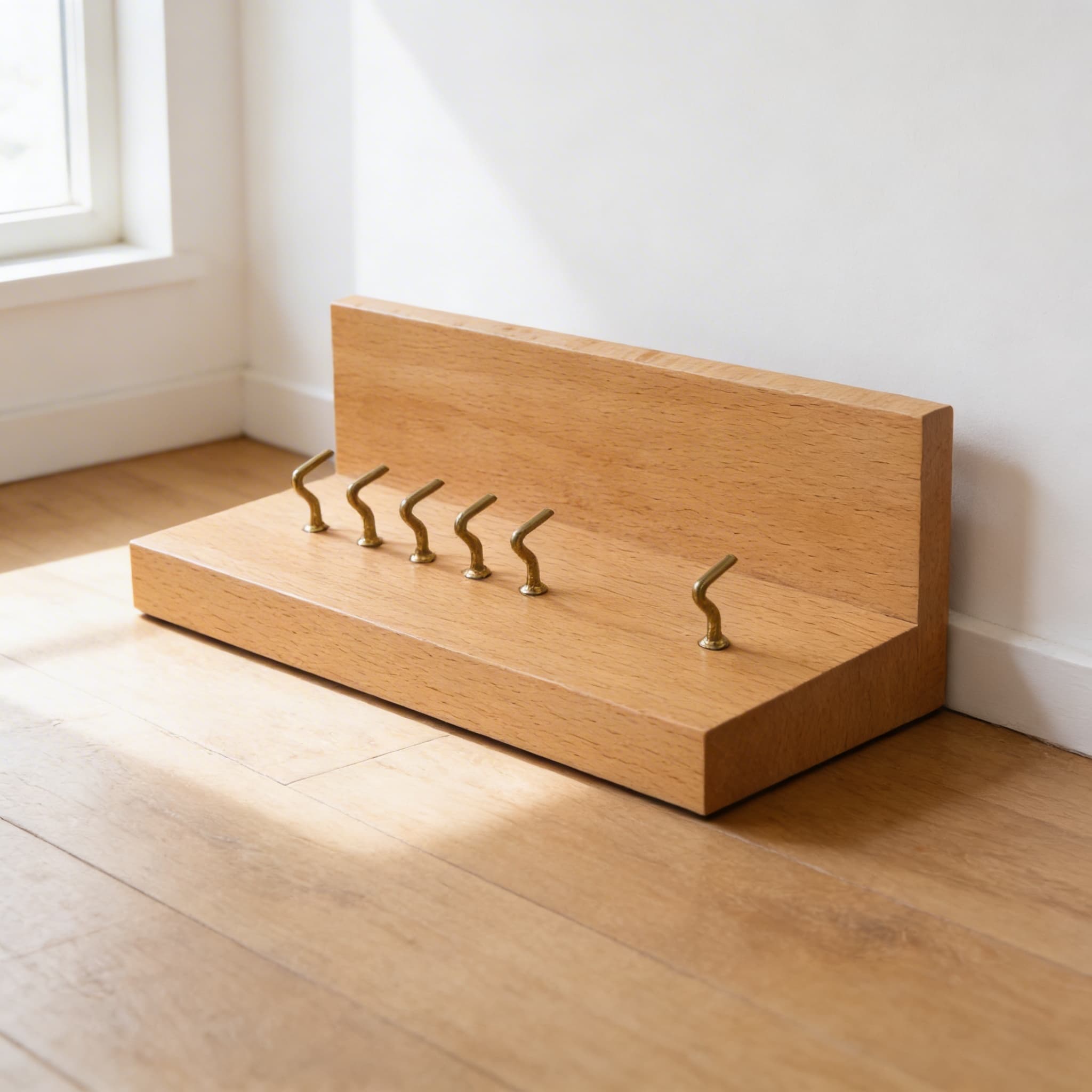 100- und 1000er-Ketten-Rahmen — Aufbewahrung für Mathematik-Perlenketten — Seitenansicht