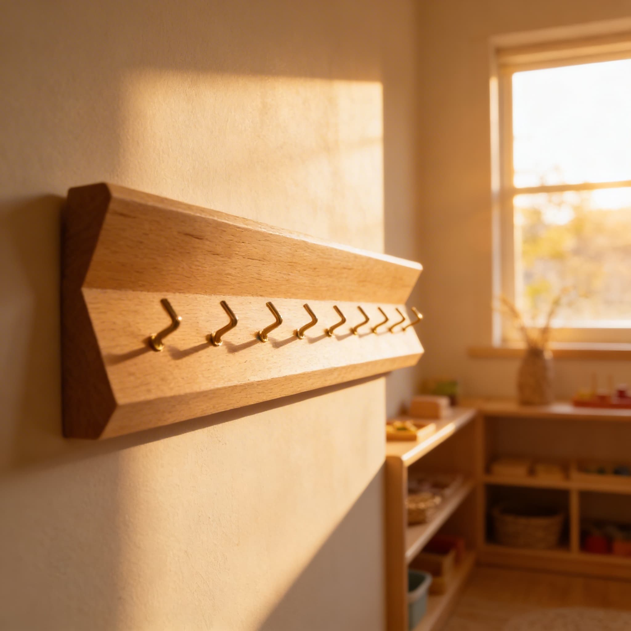 Kurze Perlenketten Rahmen — Vertikale Aufbewahrung für Ketten — Im Einsatz