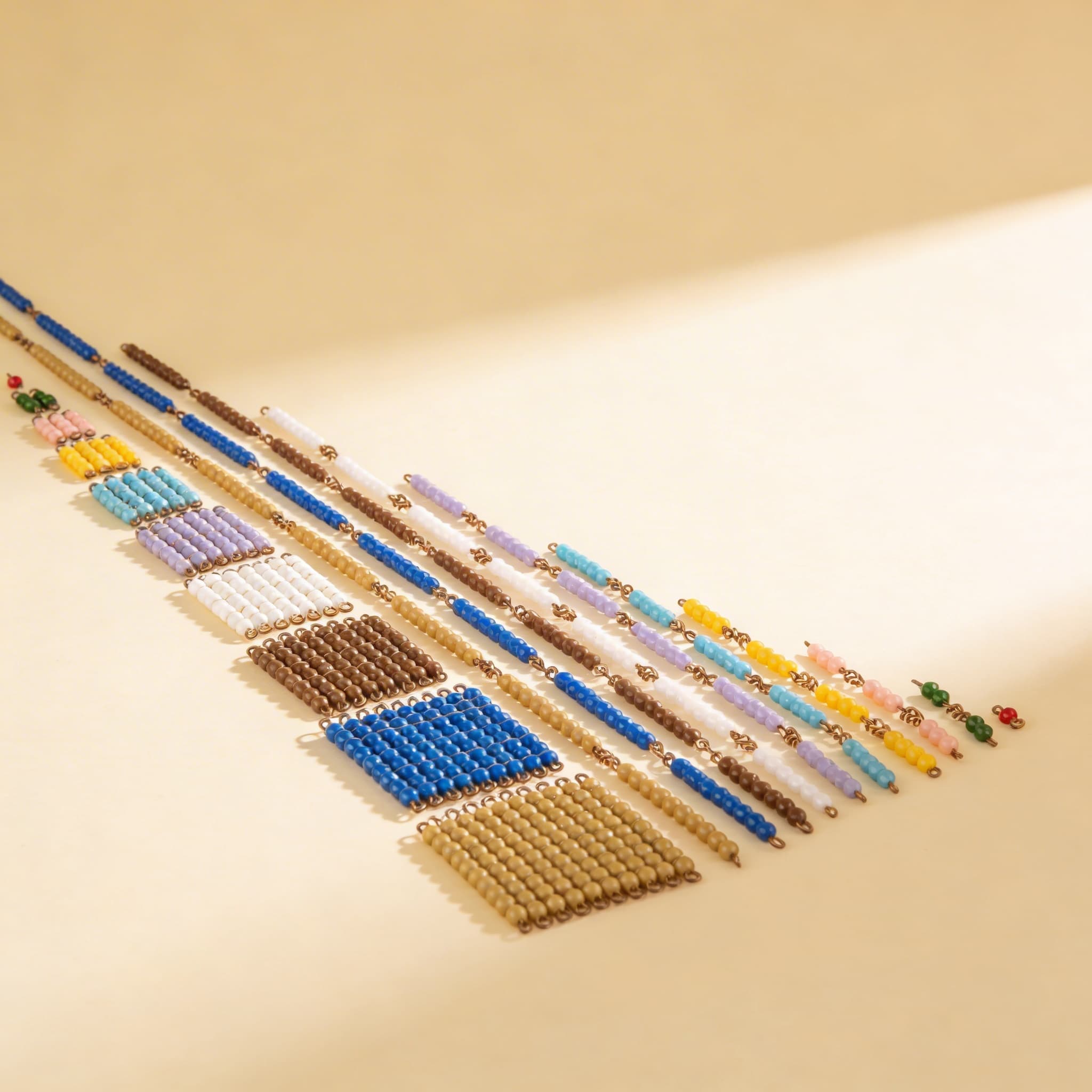 Kurze Perlenketten: Einzelperlen Nylon — Ansicht 2