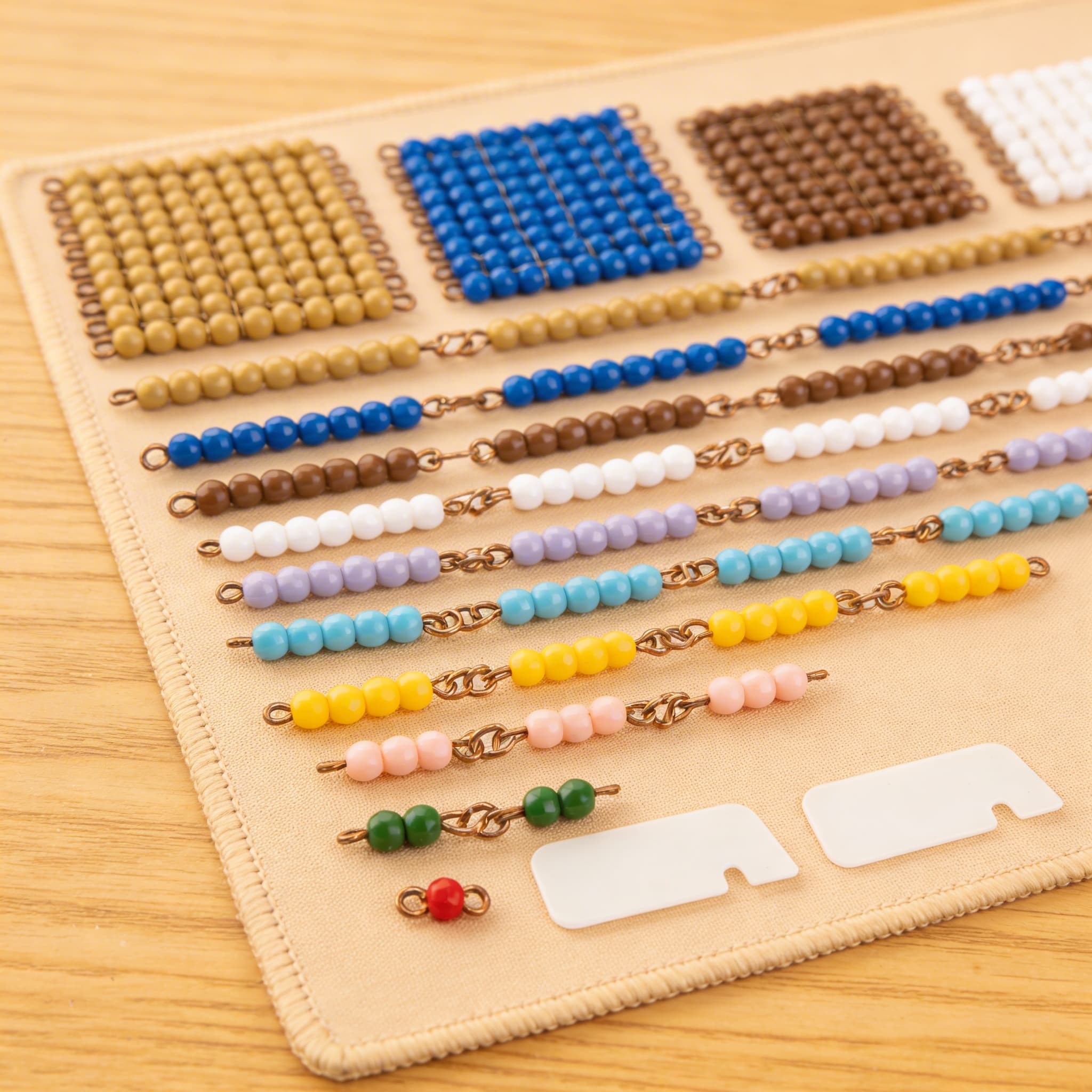 Kurze Perlenketten: Einzelperlen Nylon — Ansicht 3