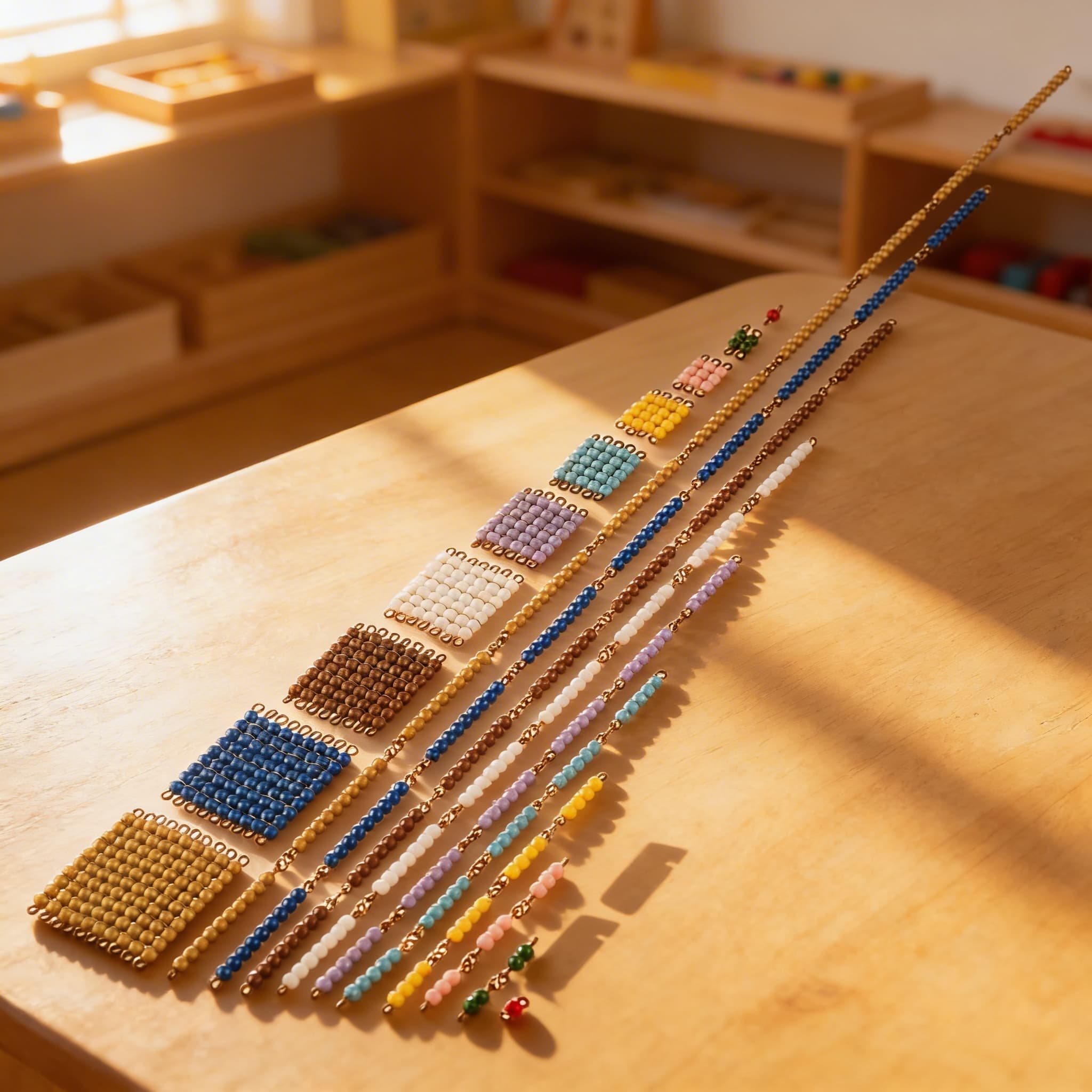 Kurze Perlenketten: Einzelperlen Nylon — Ansicht 4