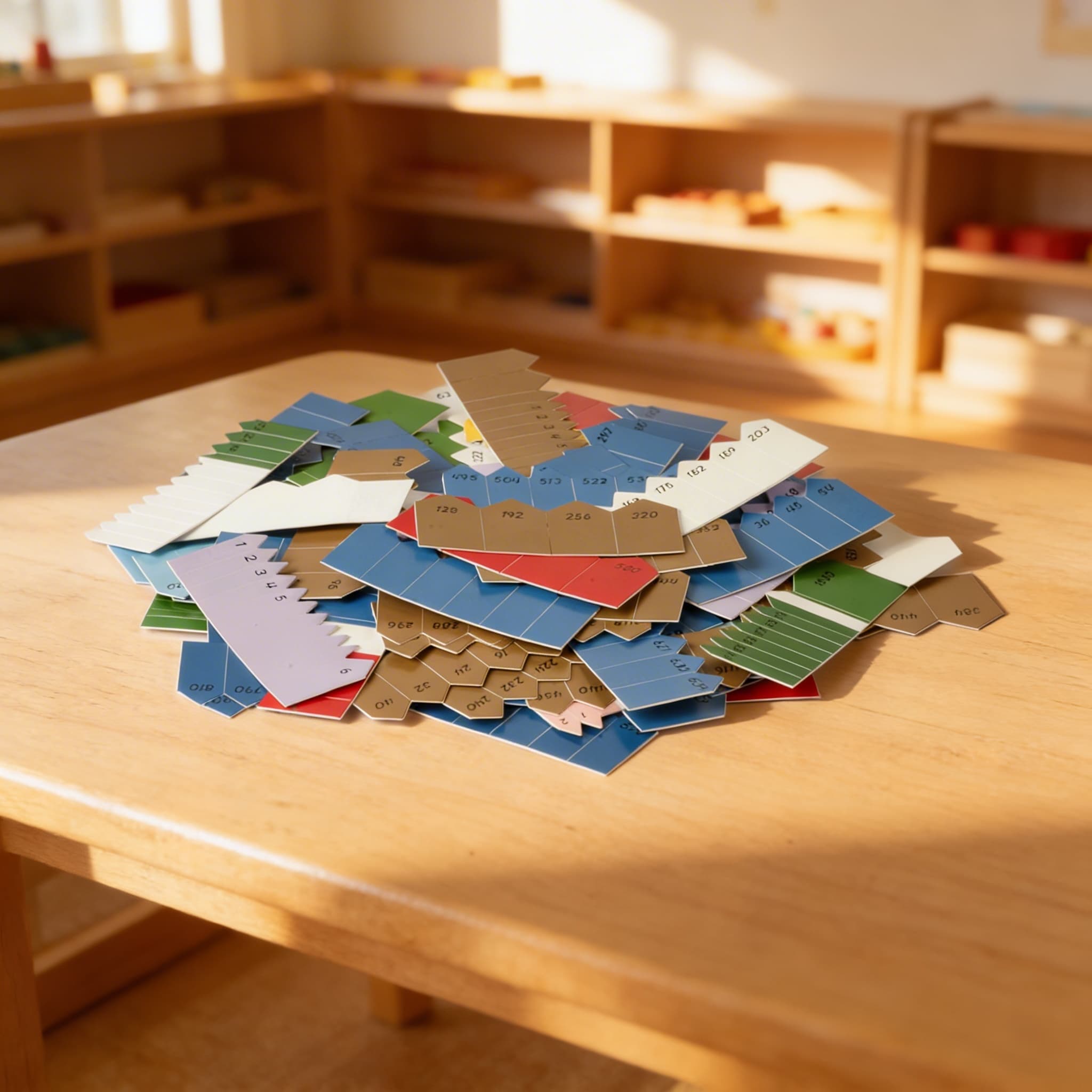 Šipky pro dlouhé řetězy korálků — Při použití