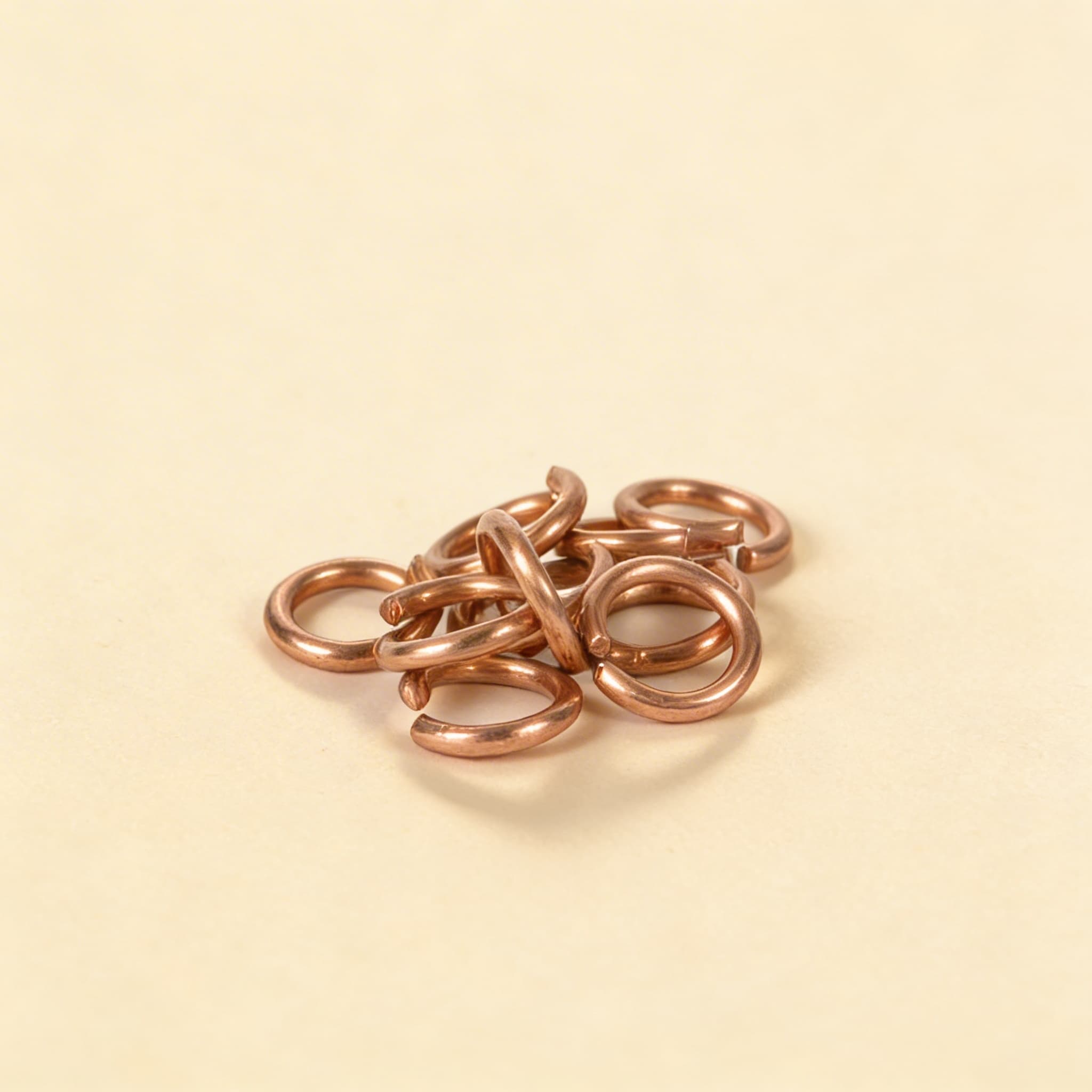 O-Ringe für Ketten: Kupfer (10 Stück)