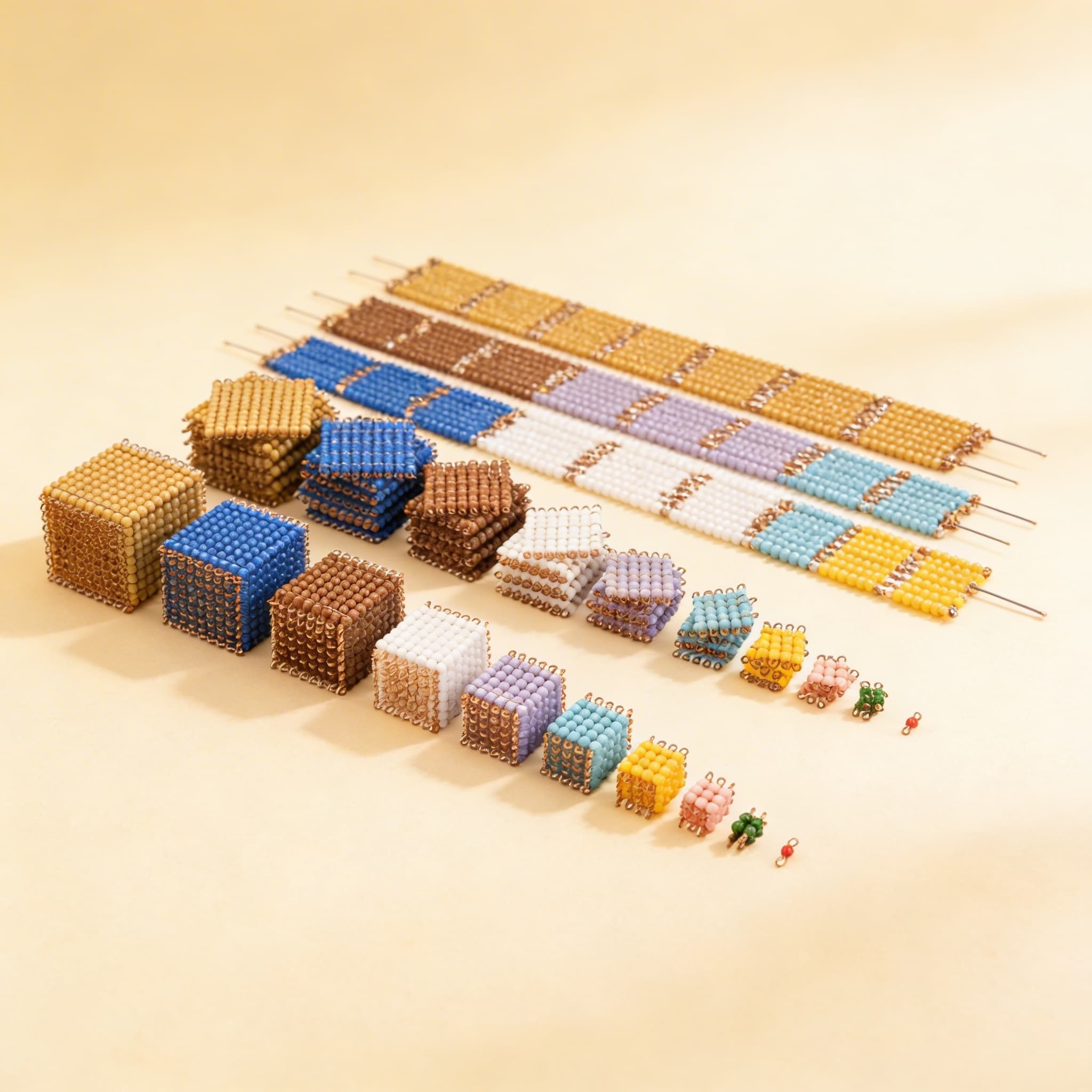 Einzelne Nylonperlen — Vollständiges Dezimalsystem-Material — Katalogansicht