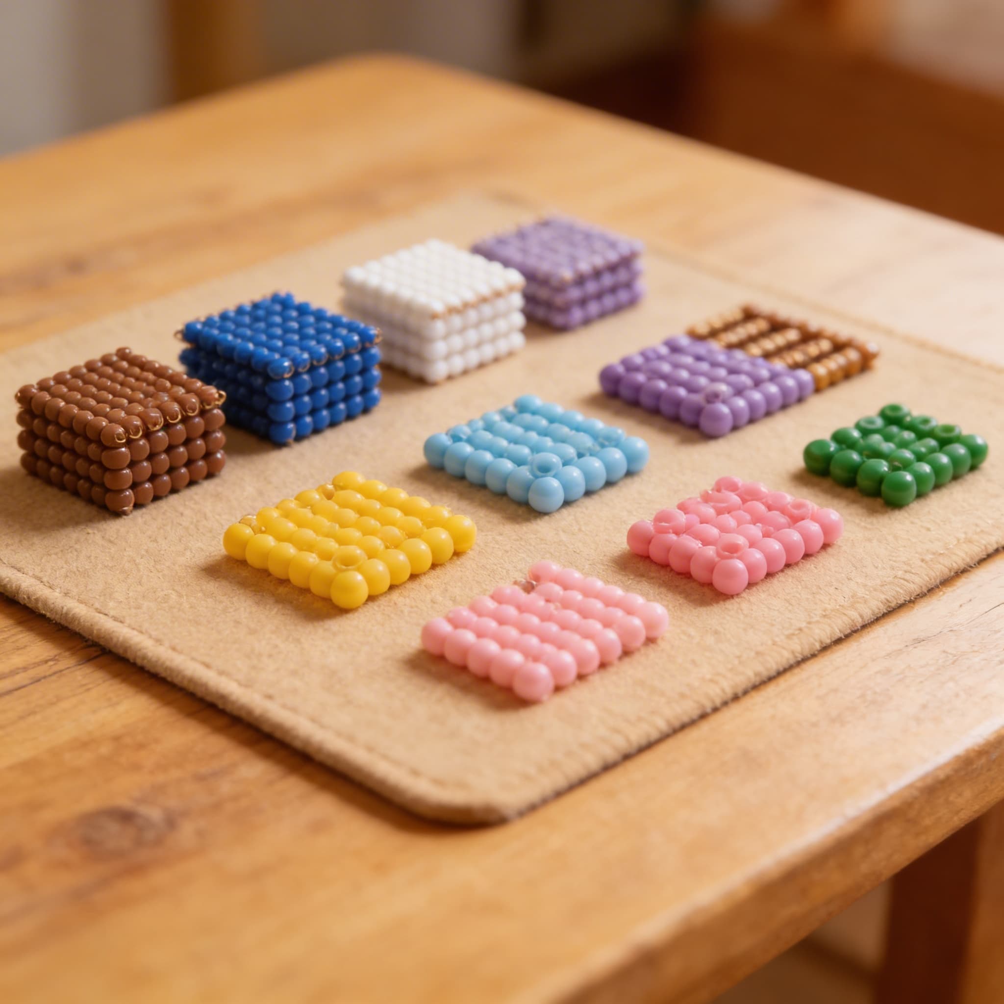 Einzelne Nylonperlen — Vollständiges Dezimalsystem-Material — Detailansicht