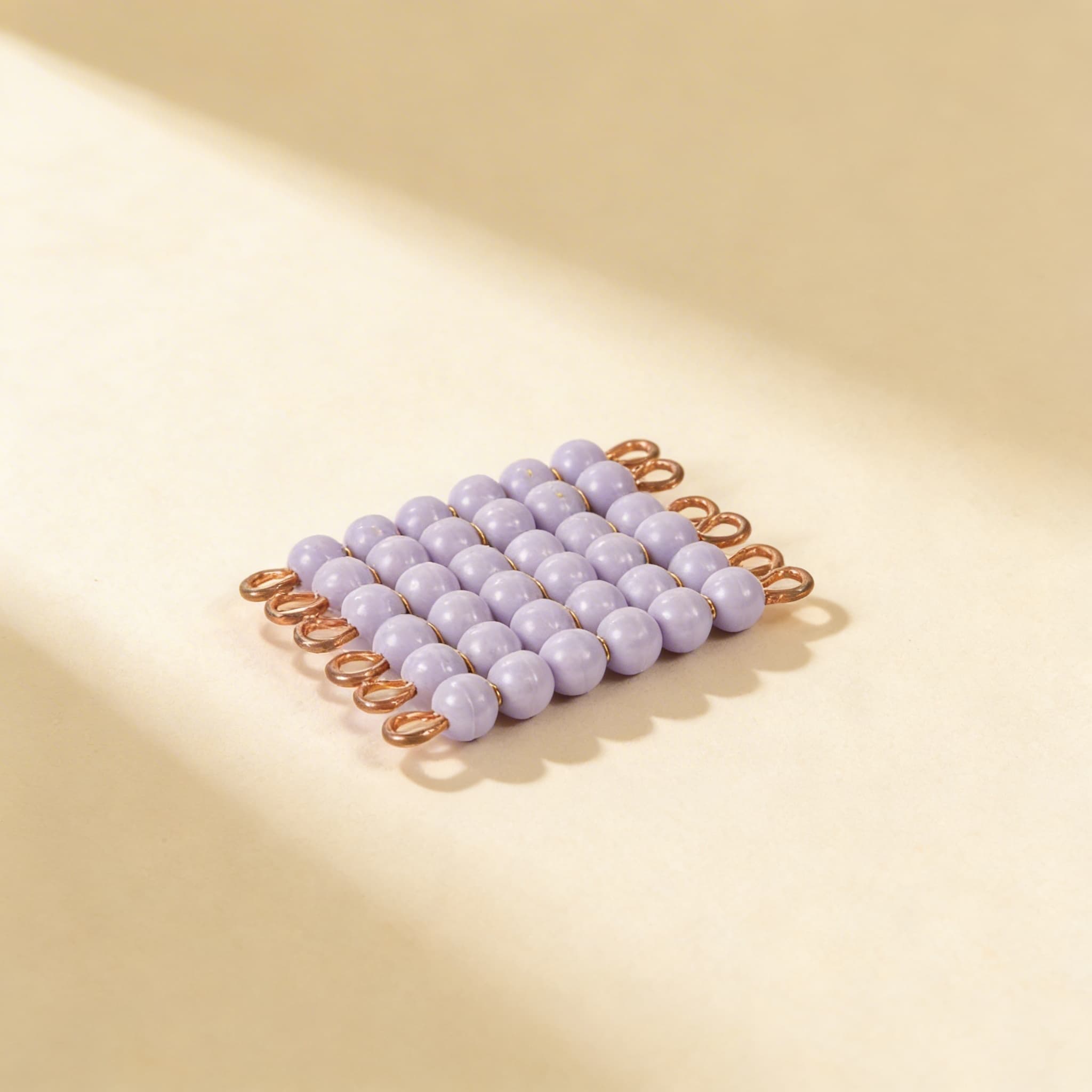 Einzelnes Nylonperlenquadrat der 6: Lila — Ansicht 2