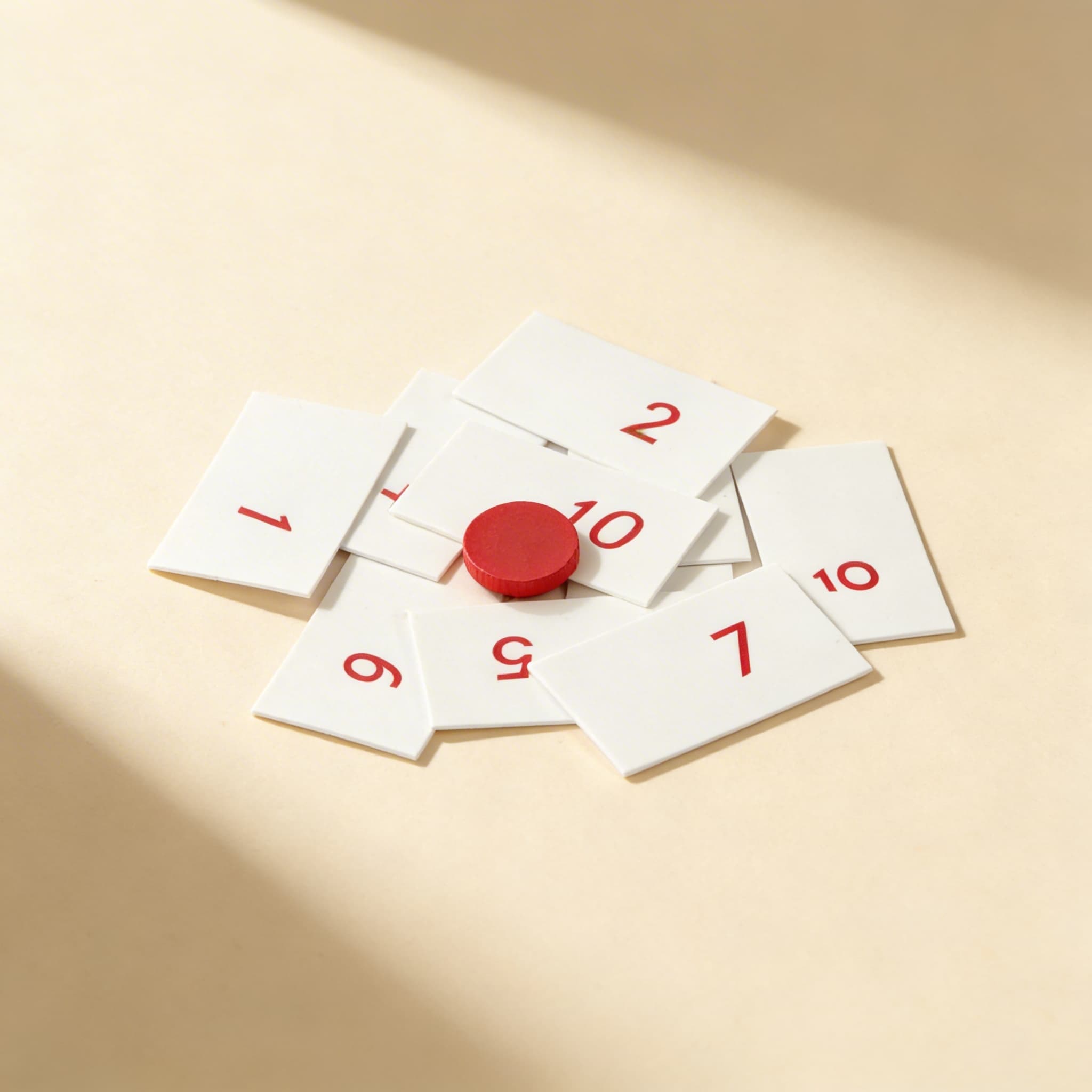 Zahlenkarten für das Multiplikationsbrett — Ansicht 2