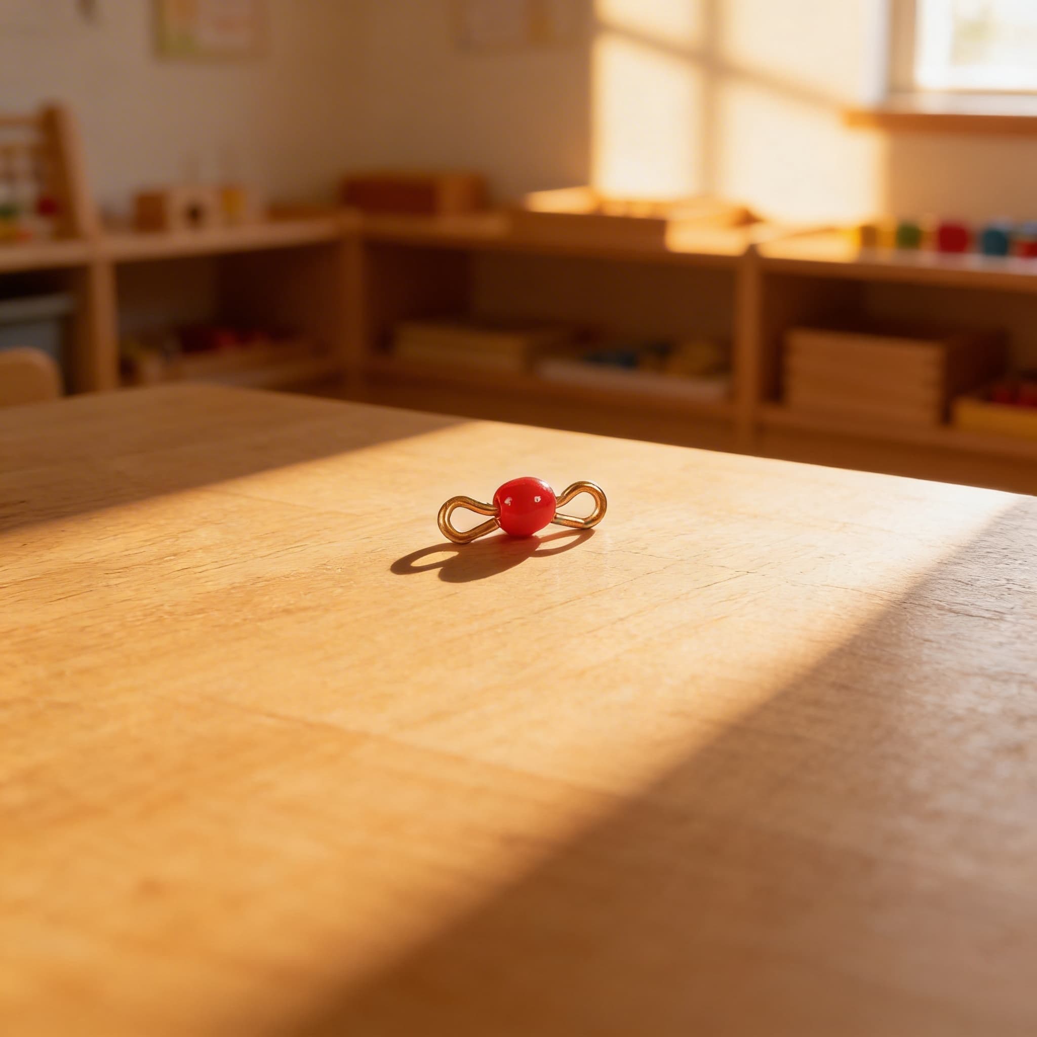 Einzelner Glasperlenstab der 1: Rot — Ansicht 4