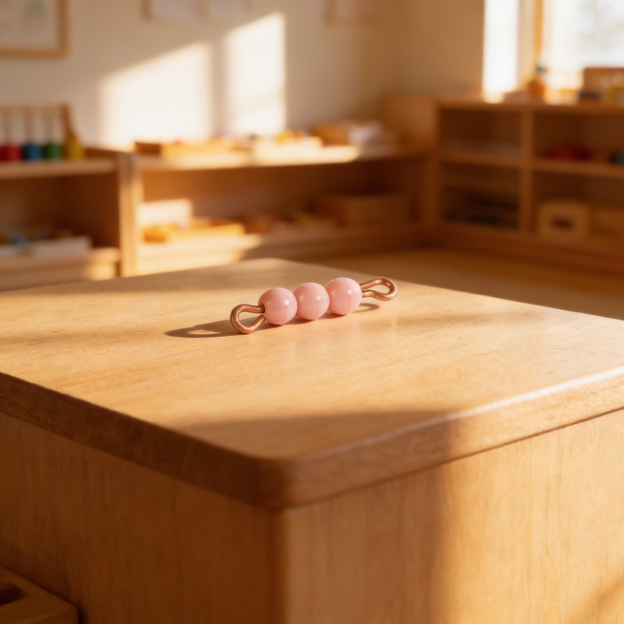 Einzelner Glasperlenstab der 3: Rosa — Ansicht 4