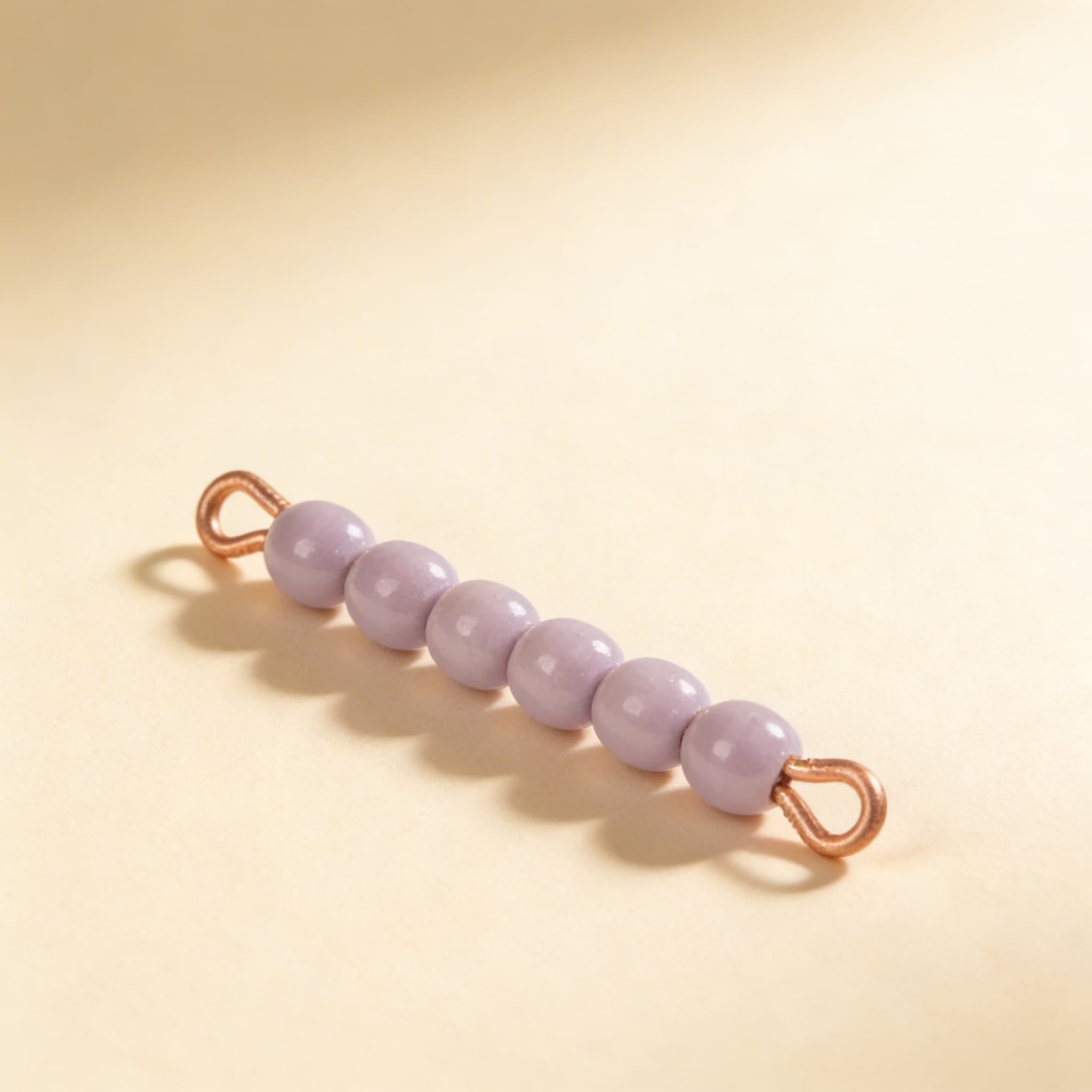 Einzelner Glasperlenstab der 6: Lila — Ansicht 2