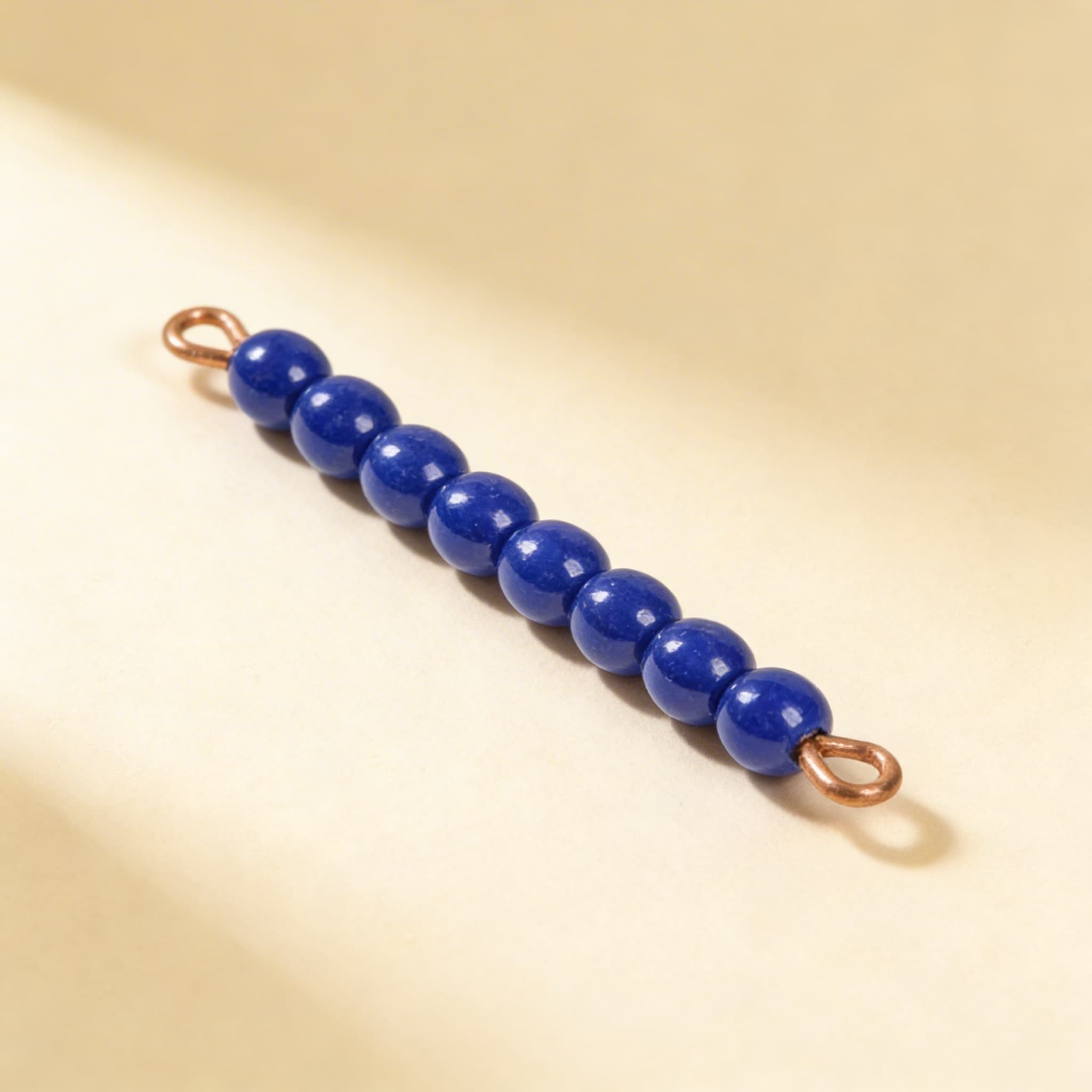 Einzelner Glasperlenstab der 9: Dunkelblau — Ansicht 2