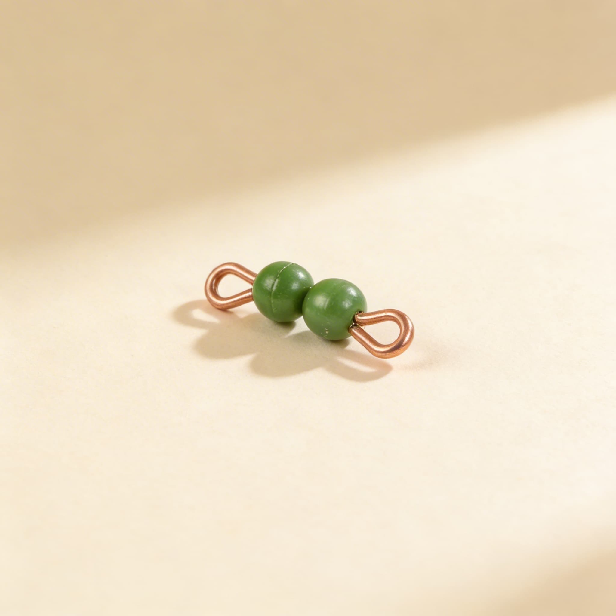 Einzelner Nylonperlenstab der 2: Grün — Ansicht 2