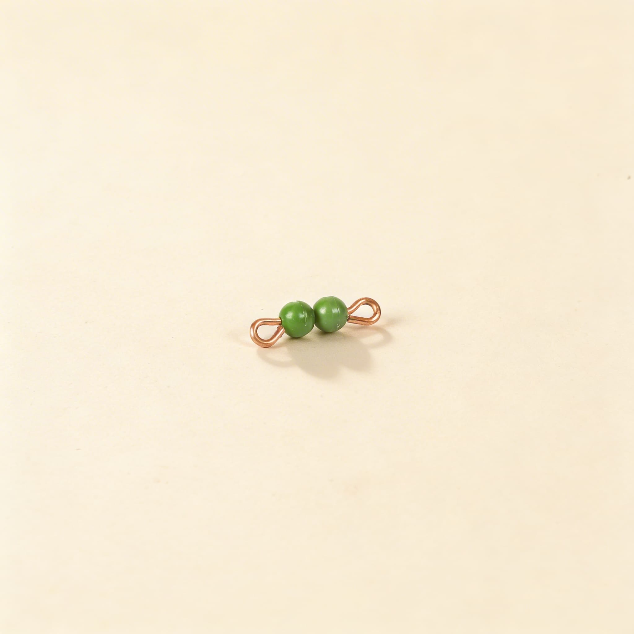 Einzelner Nylonperlenstab der 2: Grün