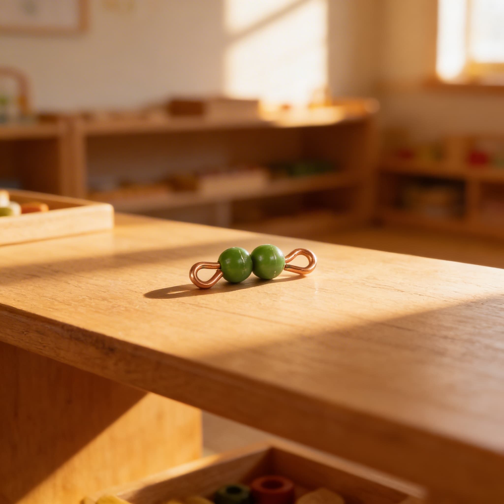 Einzelner Nylonperlenstab der 2: Grün — Ansicht 4