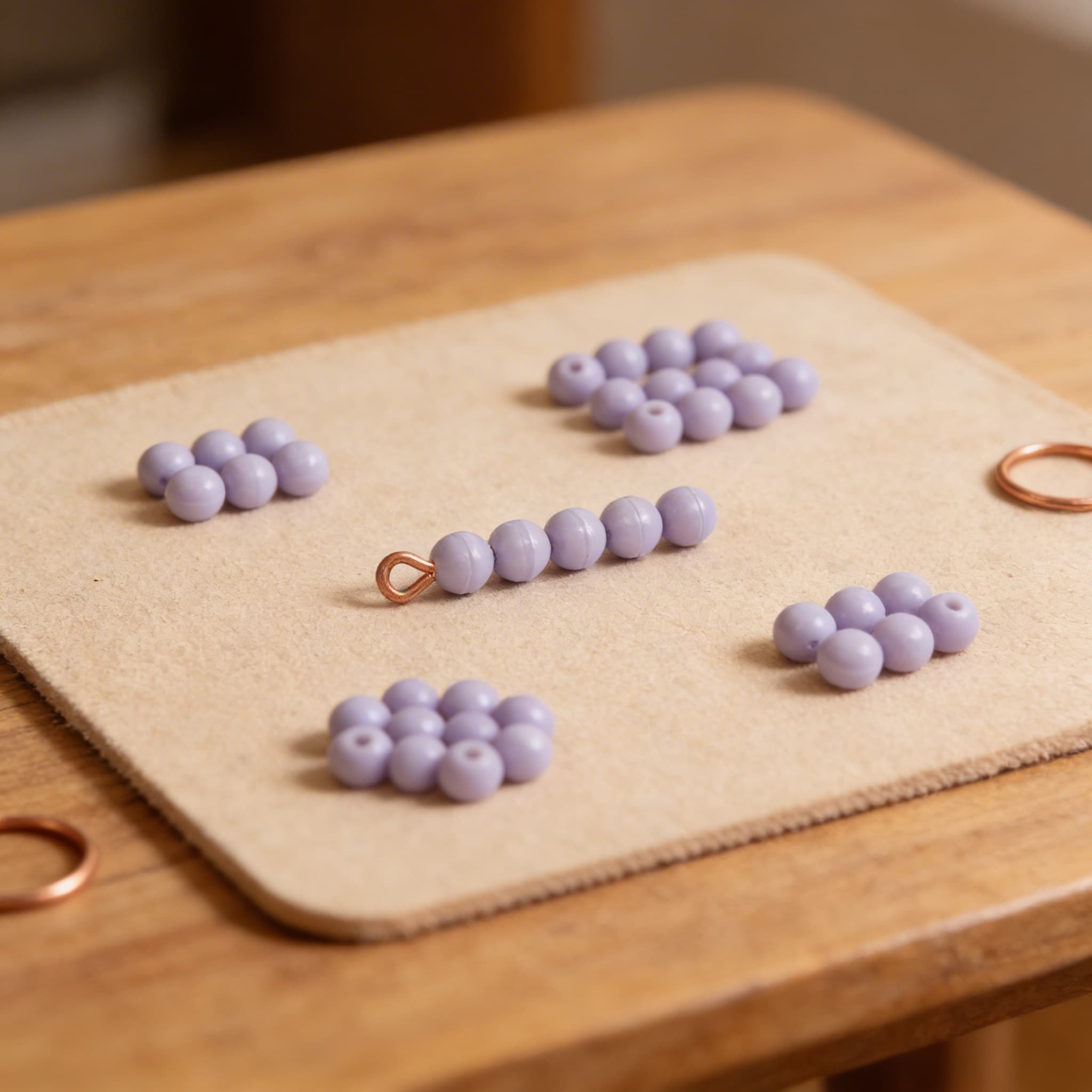 Einzelner Nylonperlenstab der 6: Lila — Ansicht 3