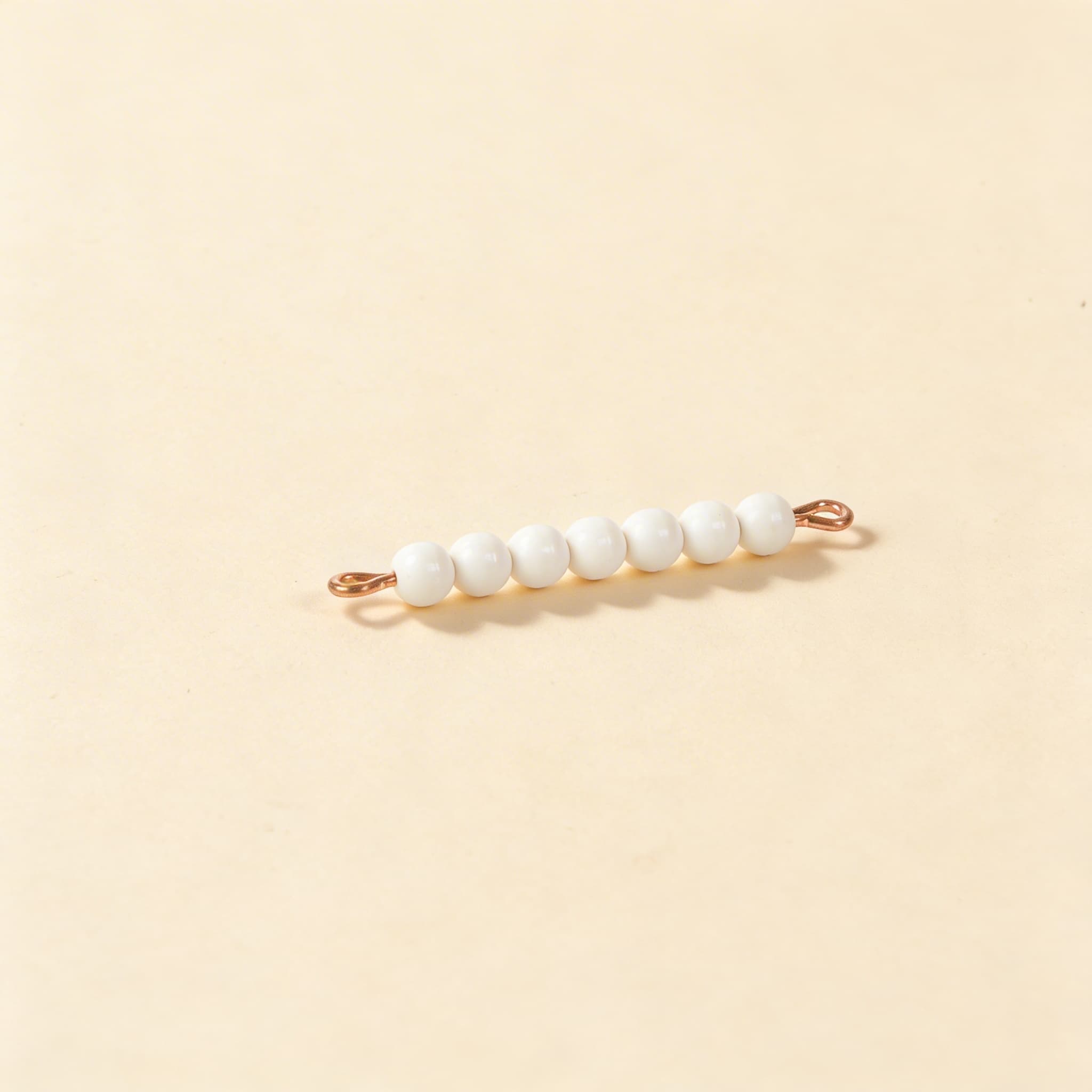 Individual Nylon Bead Bar Of 7: White