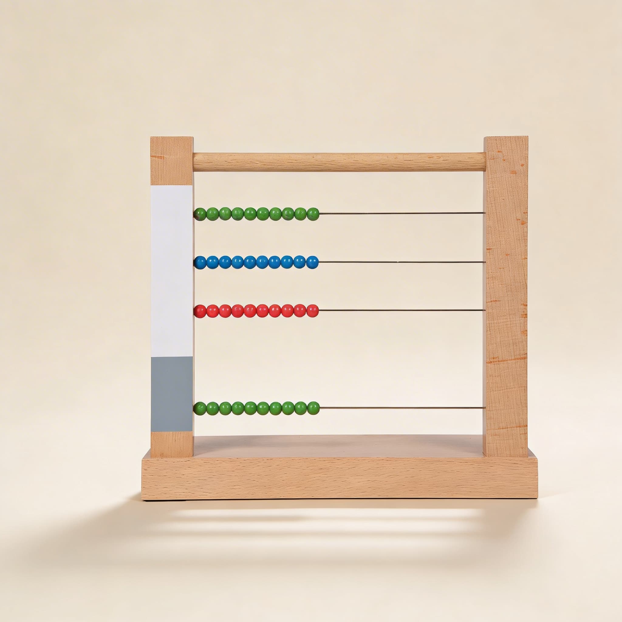 Kleiner Perlenrahmen — Mathematische Operationen mit Farbperlen — Katalogansicht