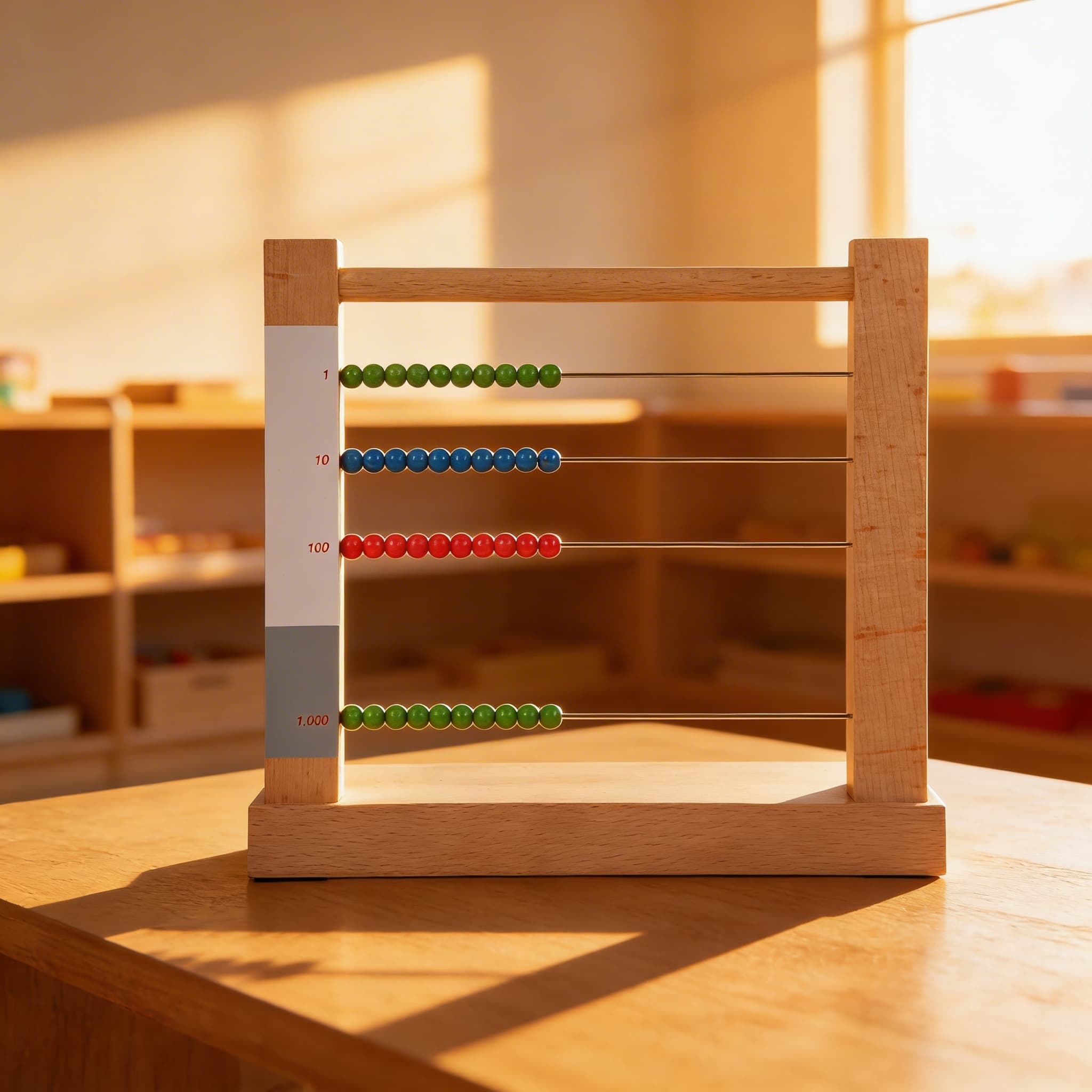 Kleiner Perlenrahmen — Mathematische Operationen mit Farbperlen — Im Einsatz