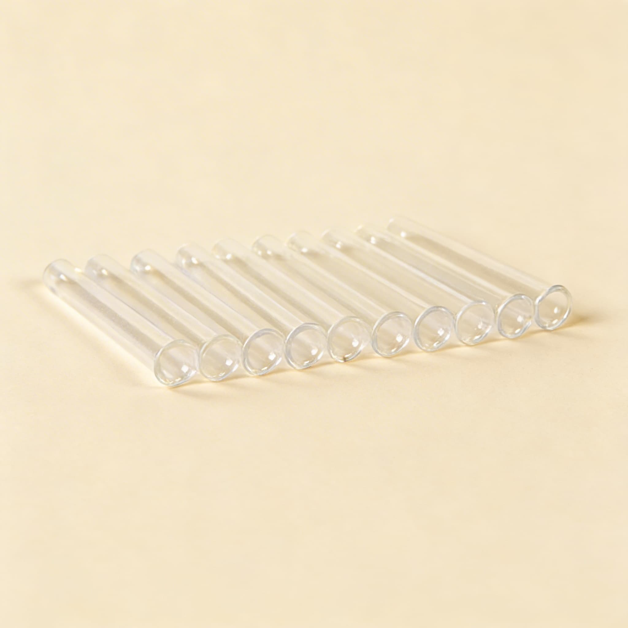 Reagenzglas für langes Teilen: Kunststoff (10 Stück)