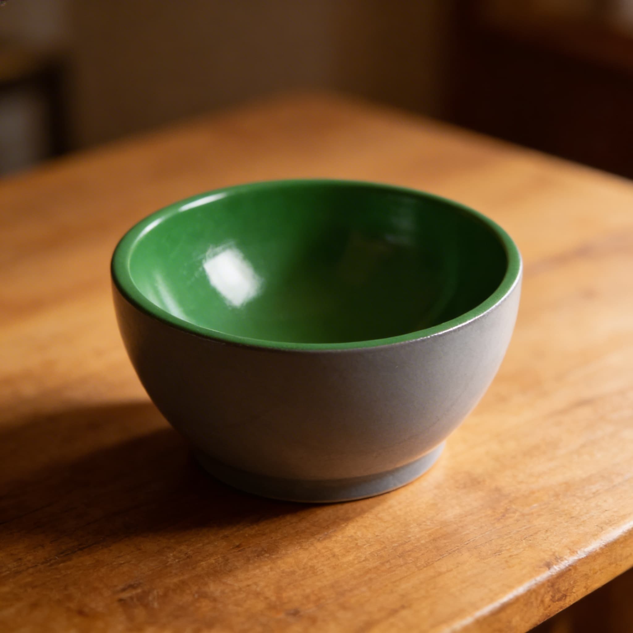 Holzbecher: Grau / Grün — Ansicht 3