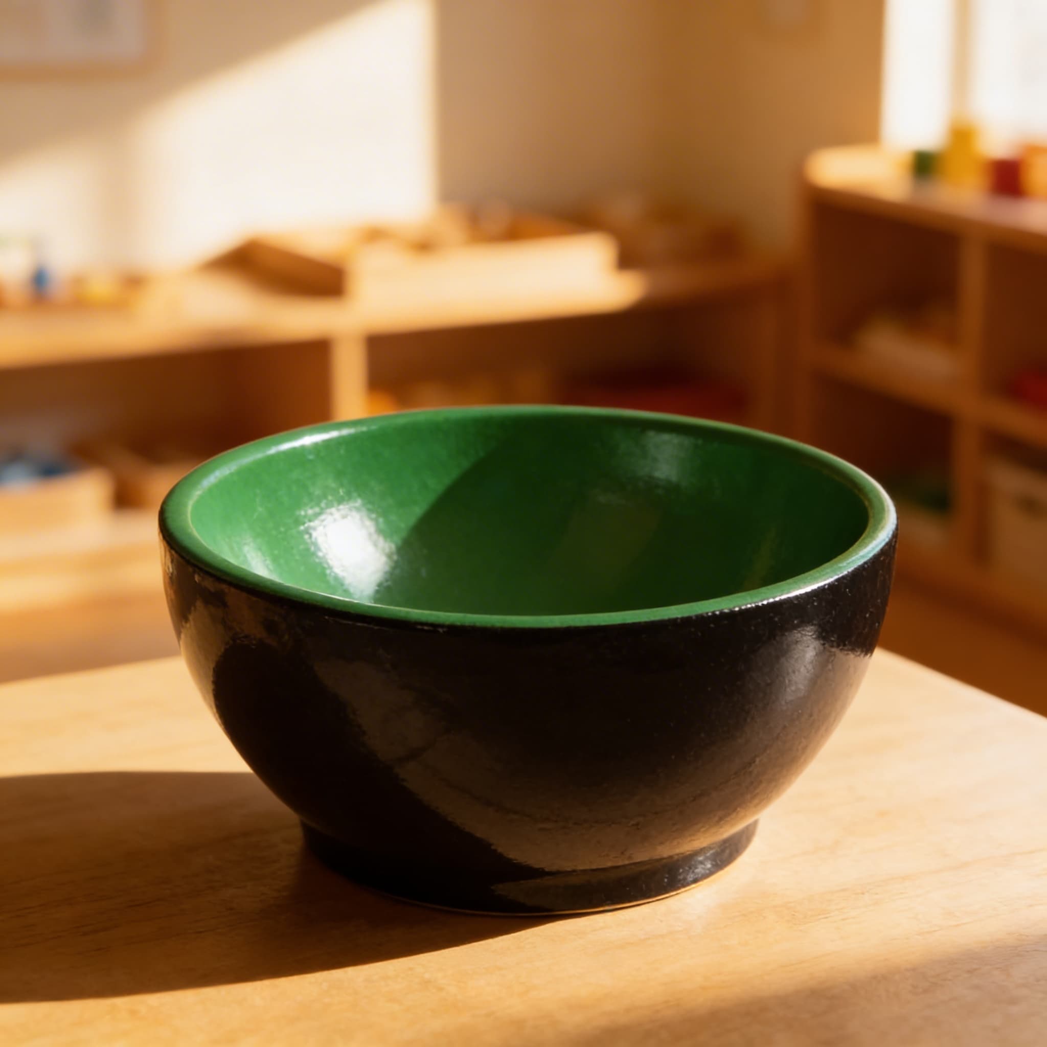 Holzbecher: Schwarz / Grün — Ansicht 4