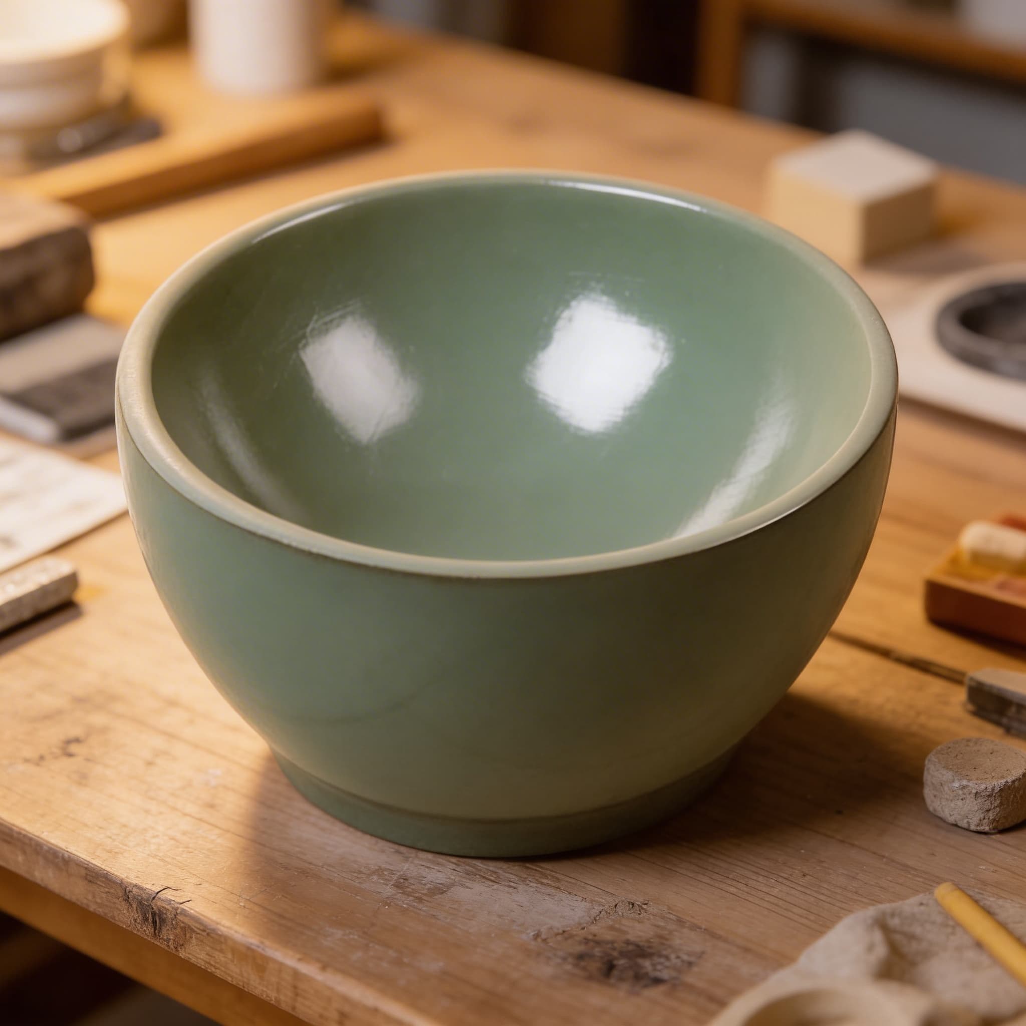 Holzbecher: Grün — Ansicht 3