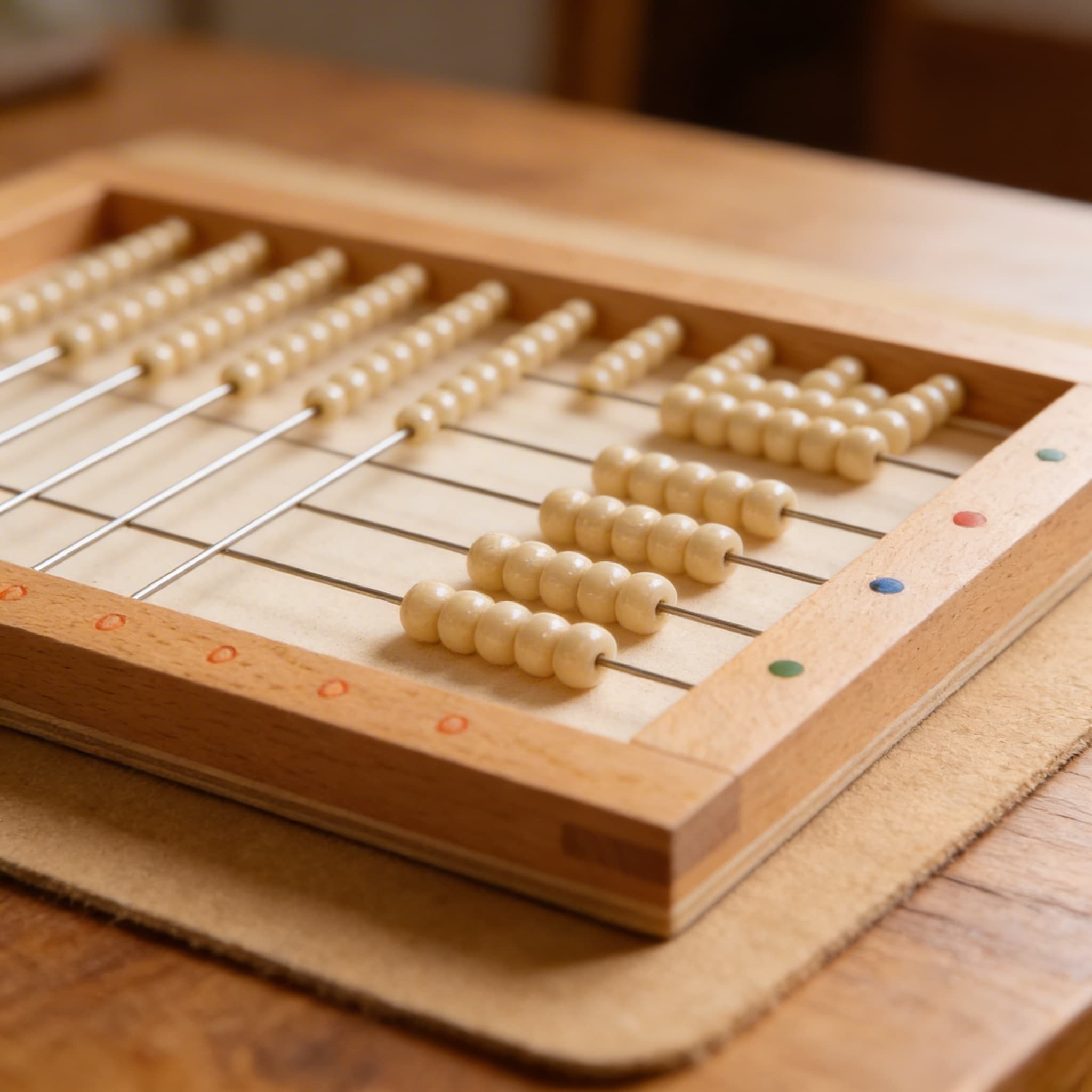 Flacher Perlenrahmen — Fortgeschrittene Mathematik mit Hierarchien — Detailansicht