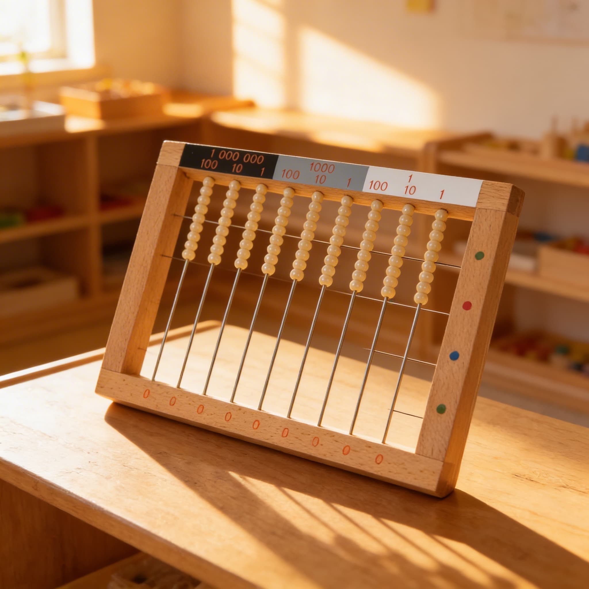 Flacher Perlenrahmen — Fortgeschrittene Mathematik mit Hierarchien — Im Einsatz