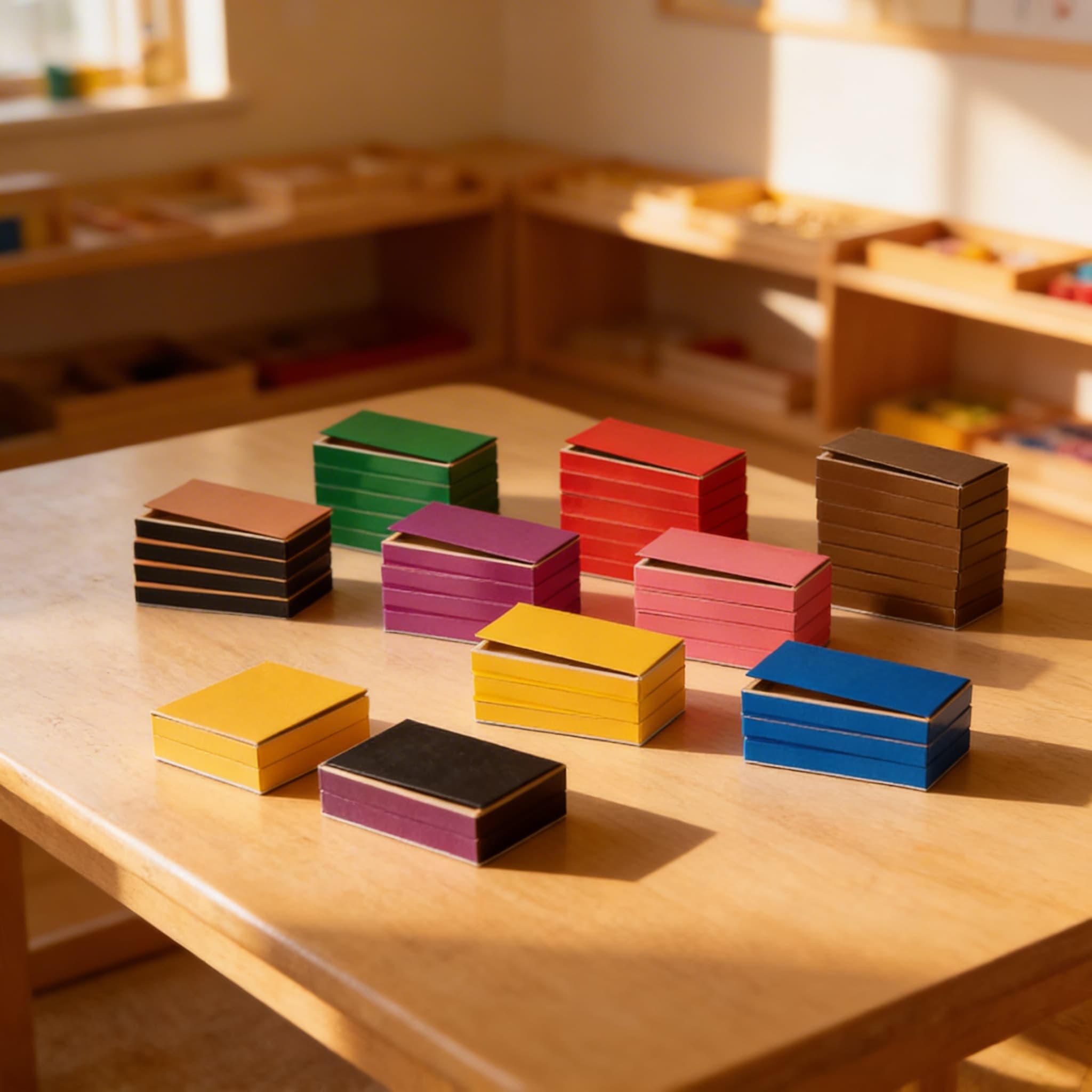 Grammatik-Füllboxen — Organisationssystem für Sprachsymbolarbeit — Im Einsatz