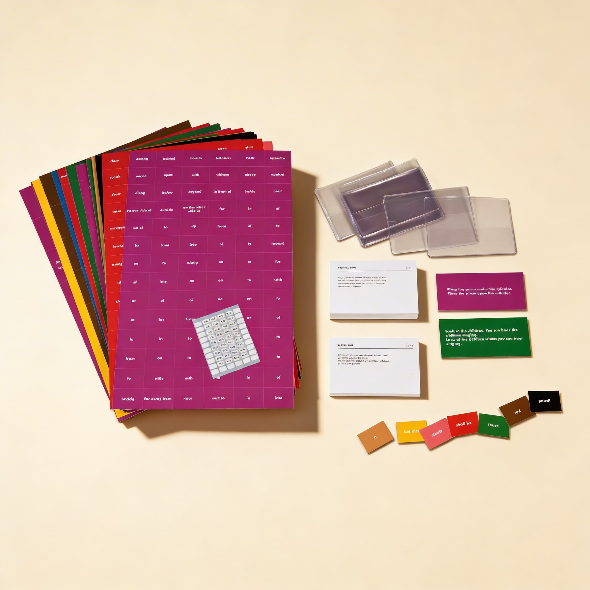 Grammatik-Analysekarten — Sprachstruktur für Elementarstufe — Katalogansicht