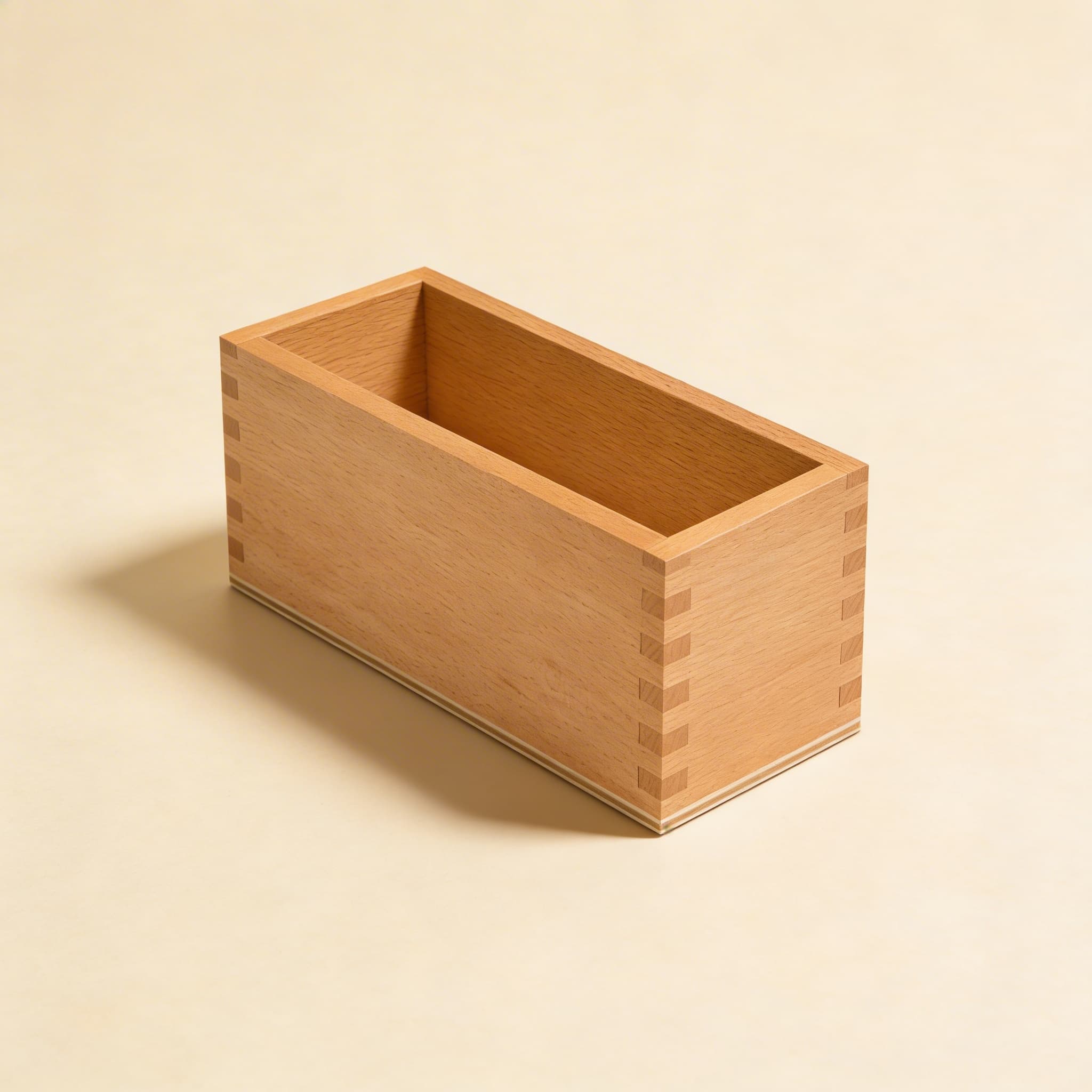 Befehlsbox — Naturholz-Aufbewahrung mit Schwalbenschwanzverbindung — Katalogansicht