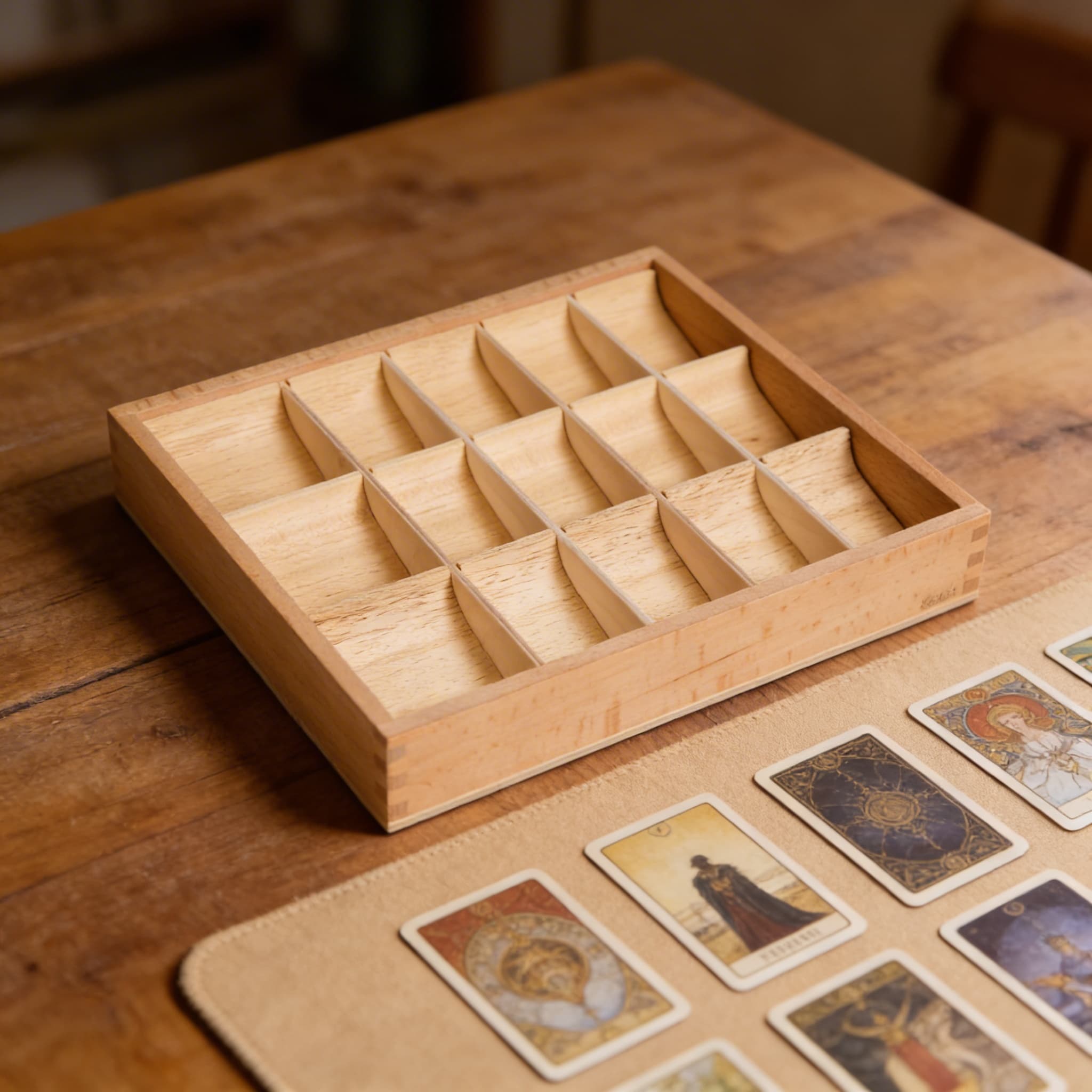 Grammatiksymbole Box — 15 Fächer Aufbewahrung — Detailansicht