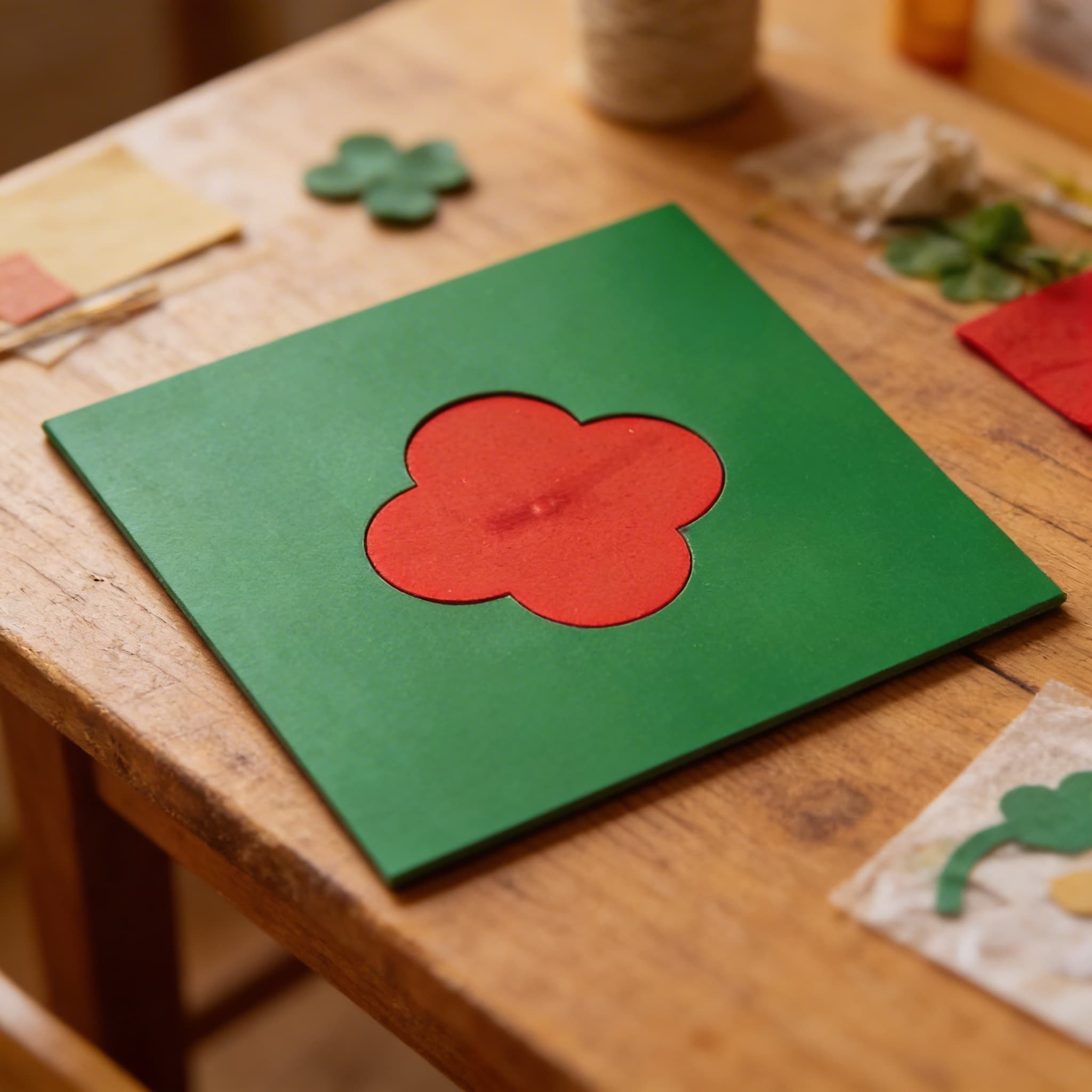 Horizontales Vierblatt — Detailansicht