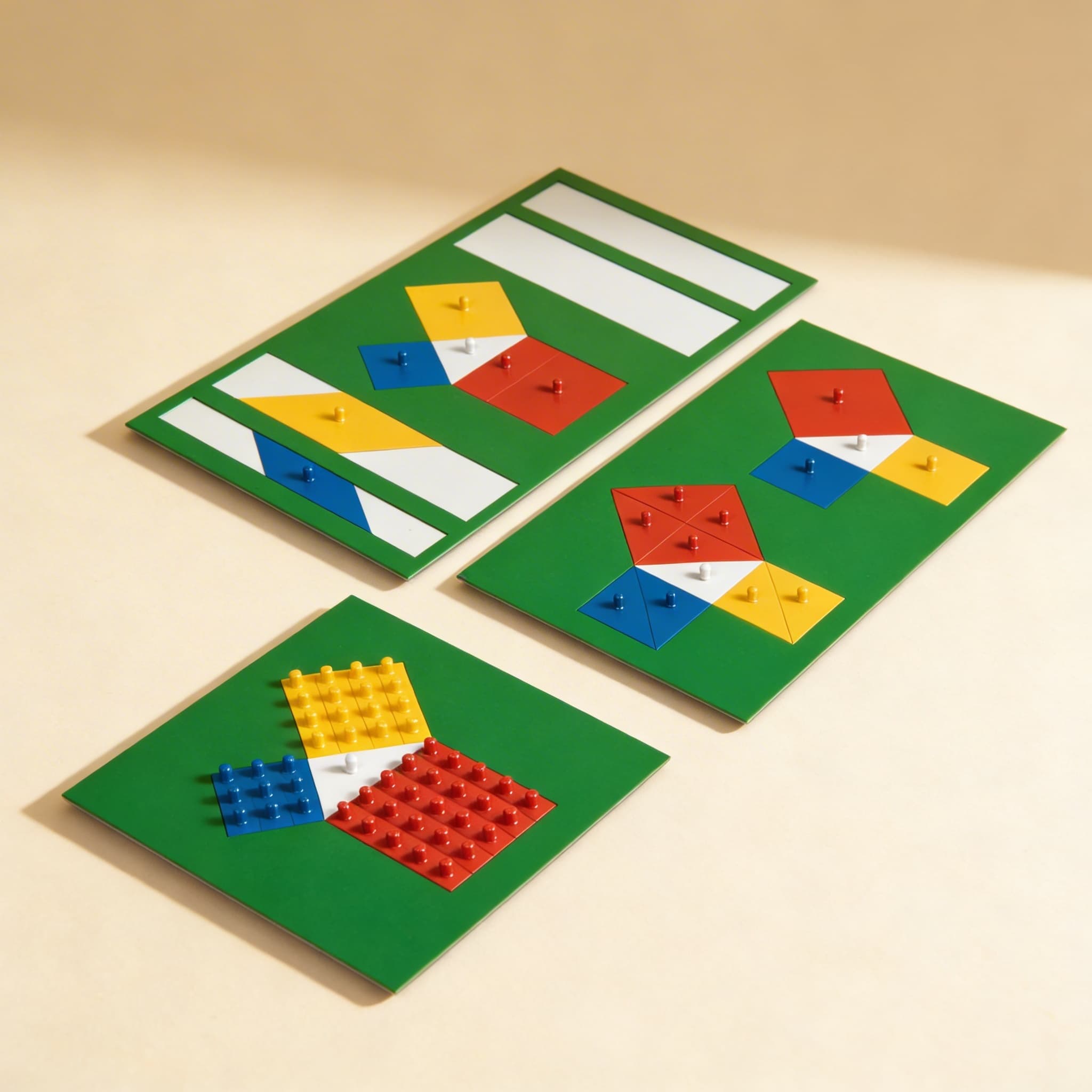 Satz des Pythagoras — Seitenansicht