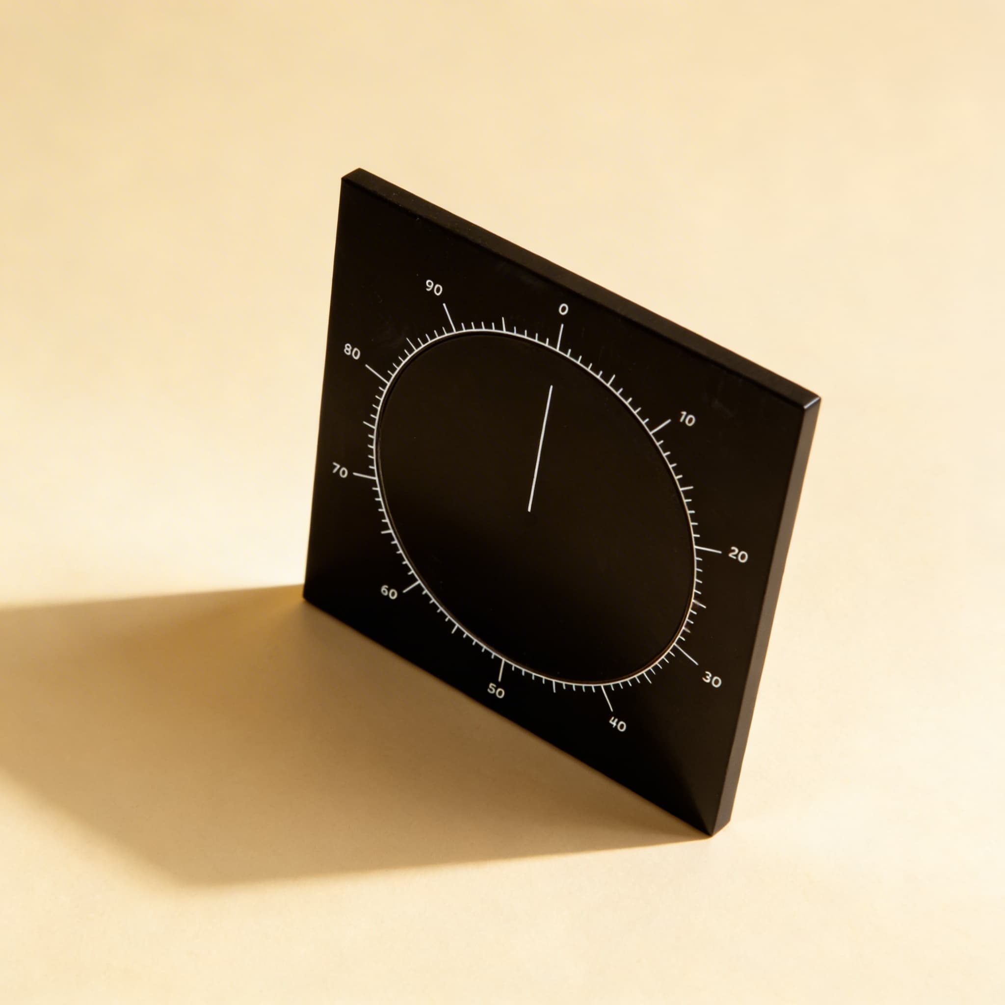 Zentesimalrahmen — Winkelmessung und geometrische Beziehungen — Seitenansicht