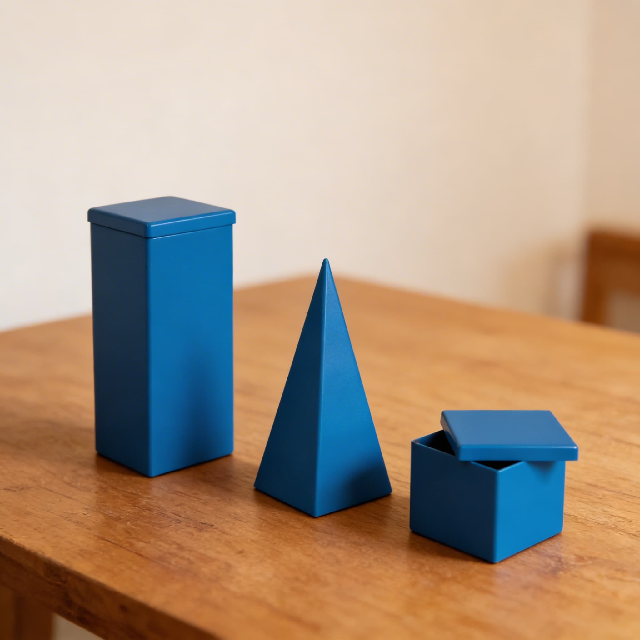 Metallische Volumencontainer — Detailansicht