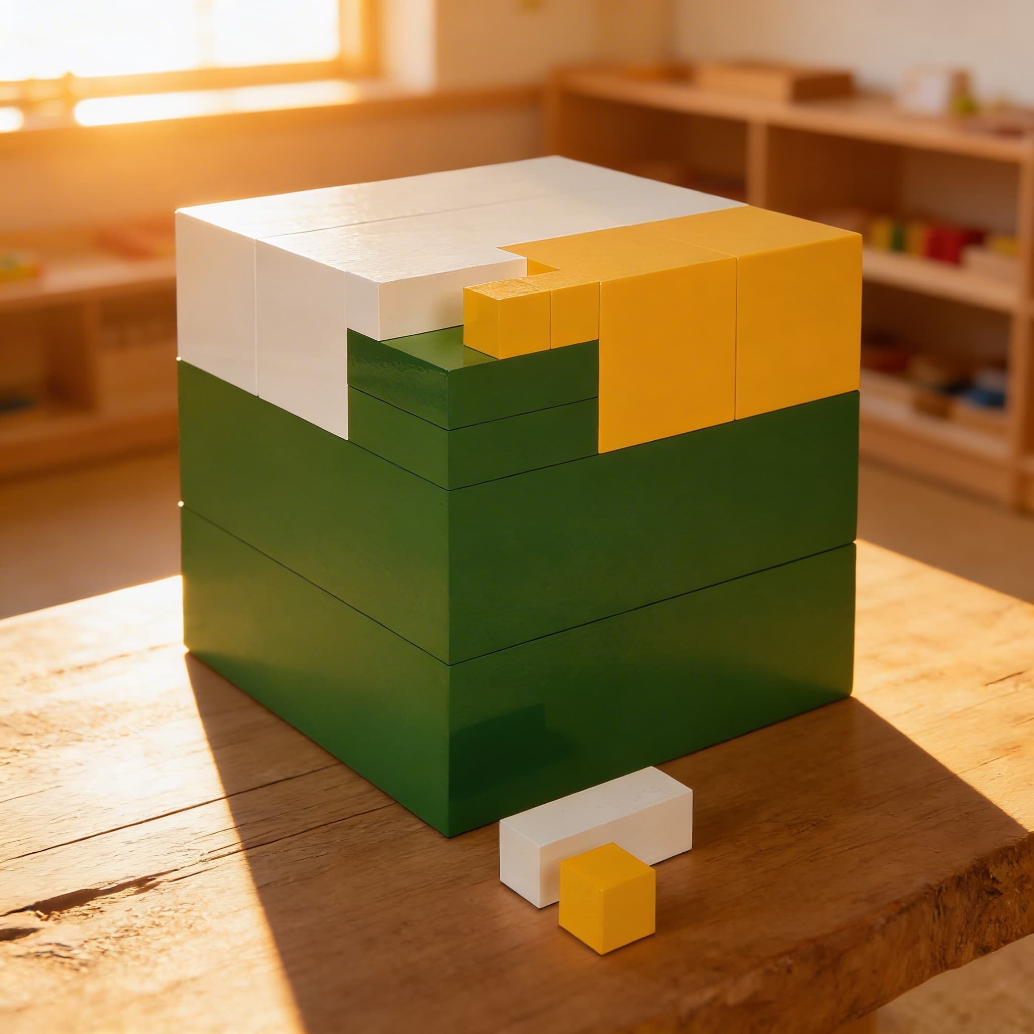 Potenz-von-Drei-Würfel — kubische Beziehungen und exponentielles Wachstum — Im Einsatz