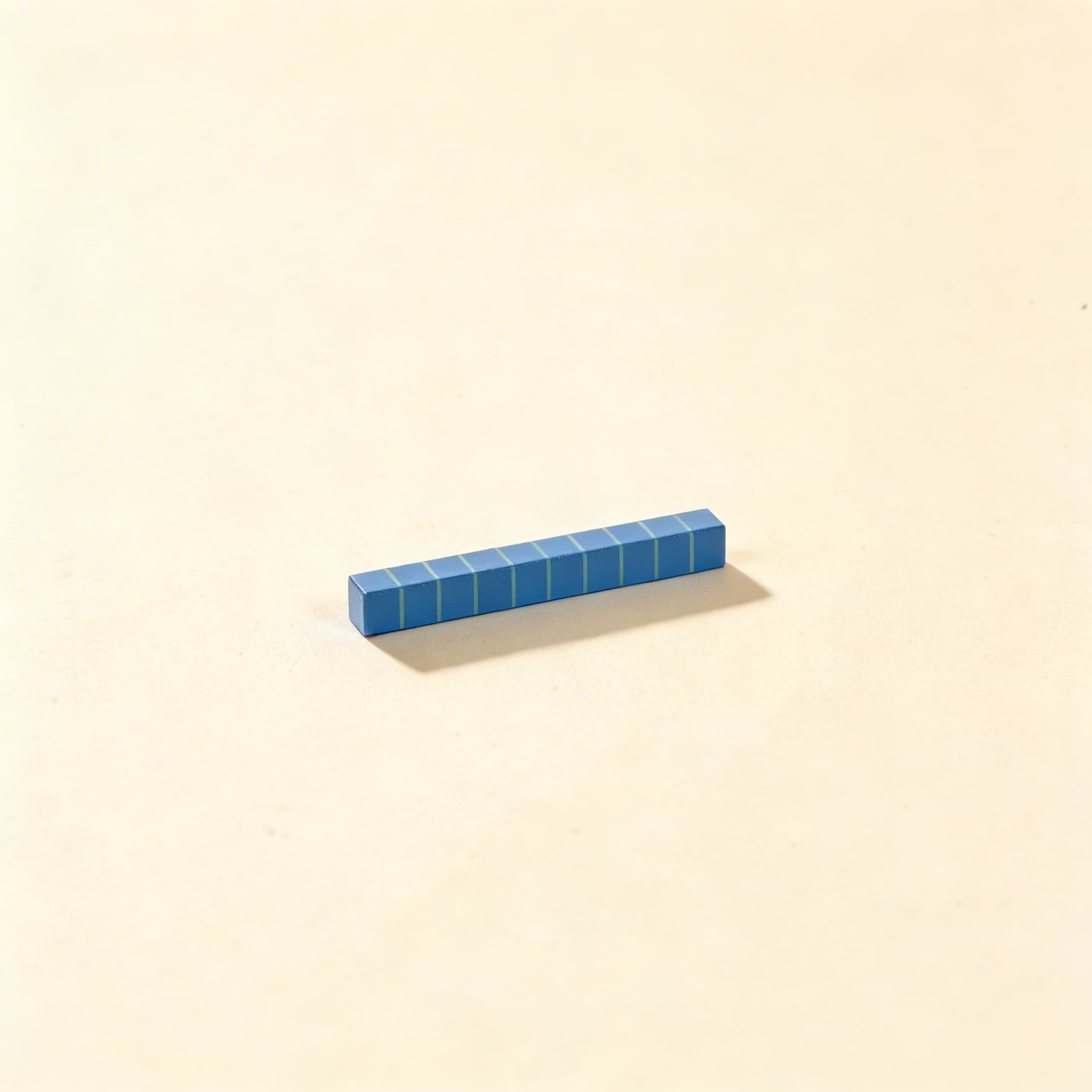 Blauer Geometrischer Stab — 50mm Längen- & Mengenkonzept — Katalogansicht