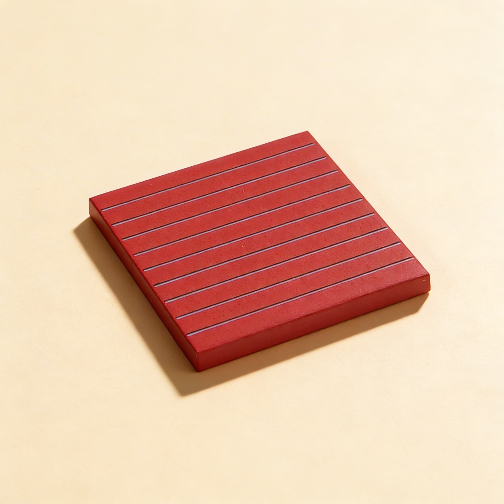 Červená Hierarchická Tabulka — 50×50×5mm Matematická — Katalogový pohled