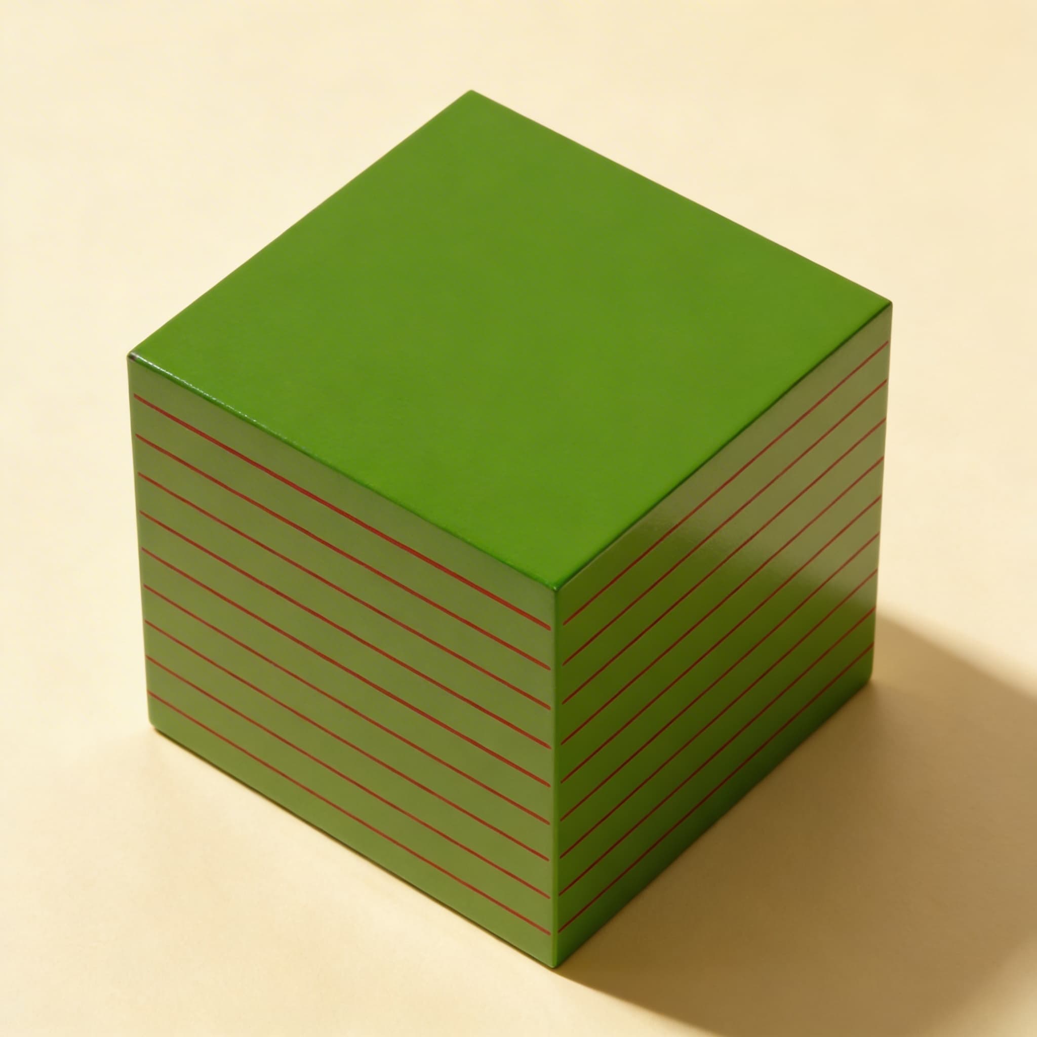 Zahlenhierarchie Würfel — 50mm Holz-Tausender-Darstellung — Seitenansicht