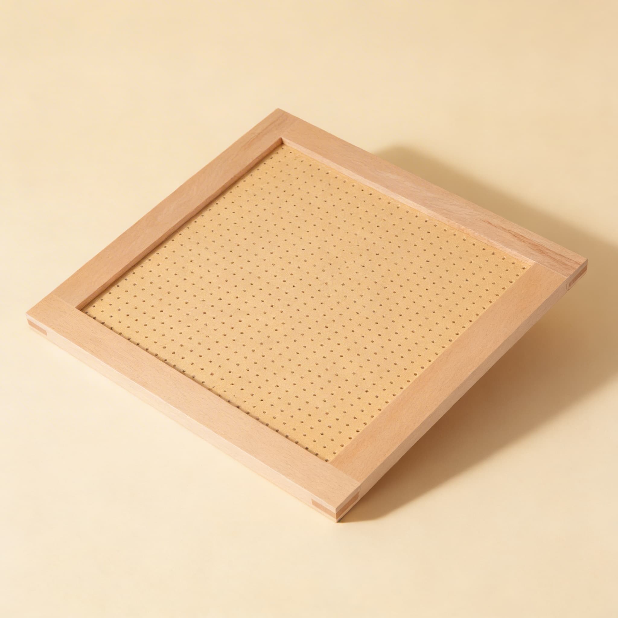 Algebraisches Steckbrett — Seitenansicht