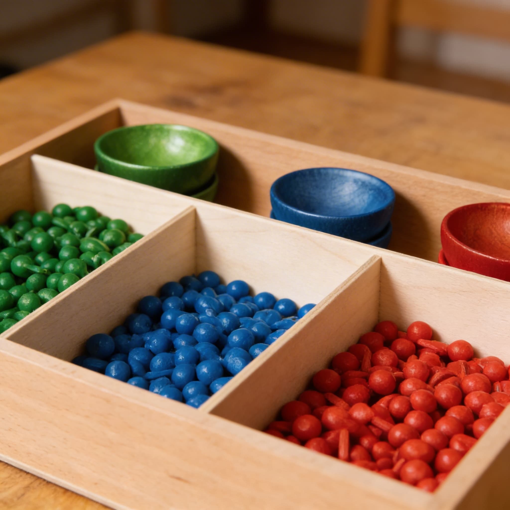 Stifte für das algebraische Steckbrett — Detailansicht