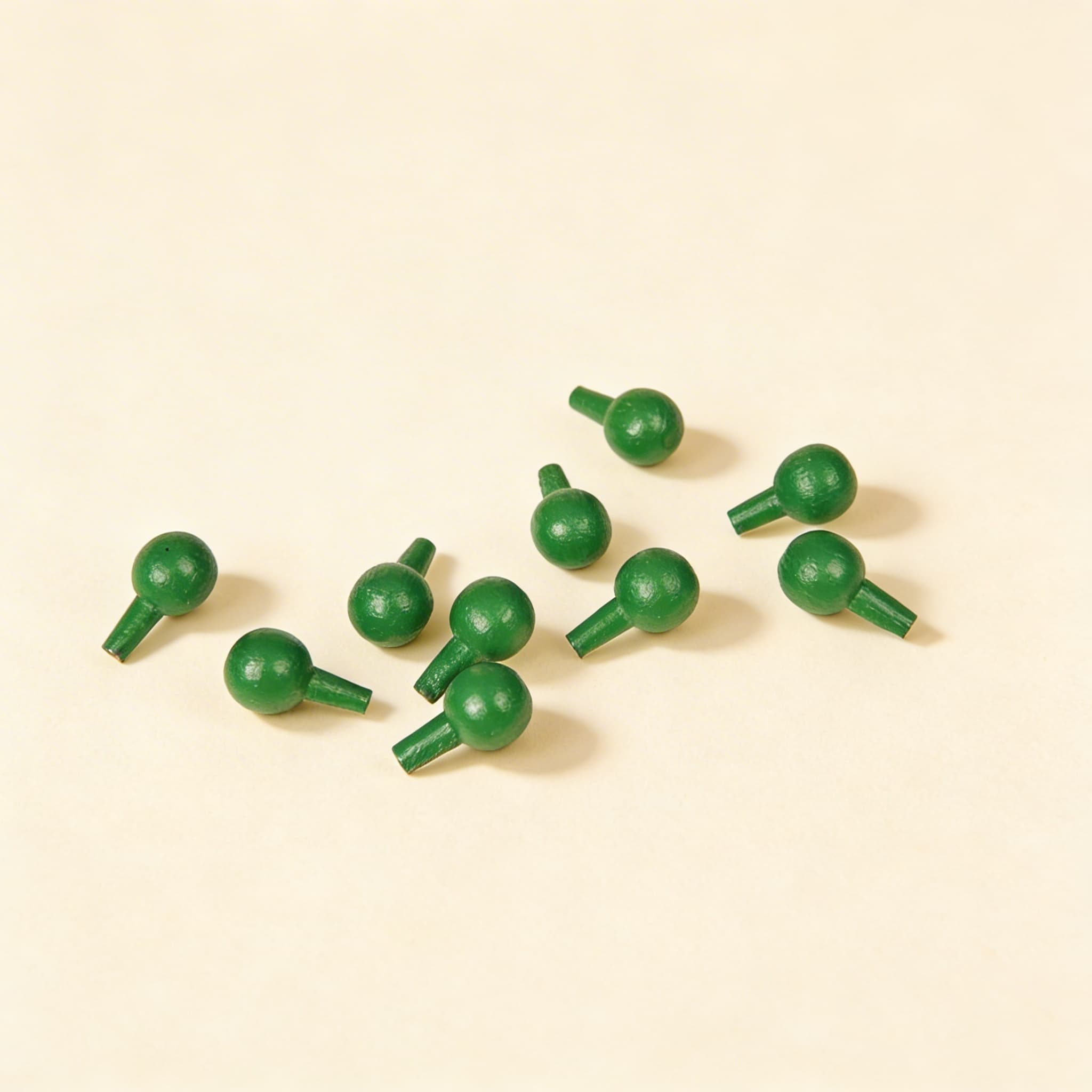 Stifte für das algebraische Steckbrett: Grün (10) — Katalogansicht