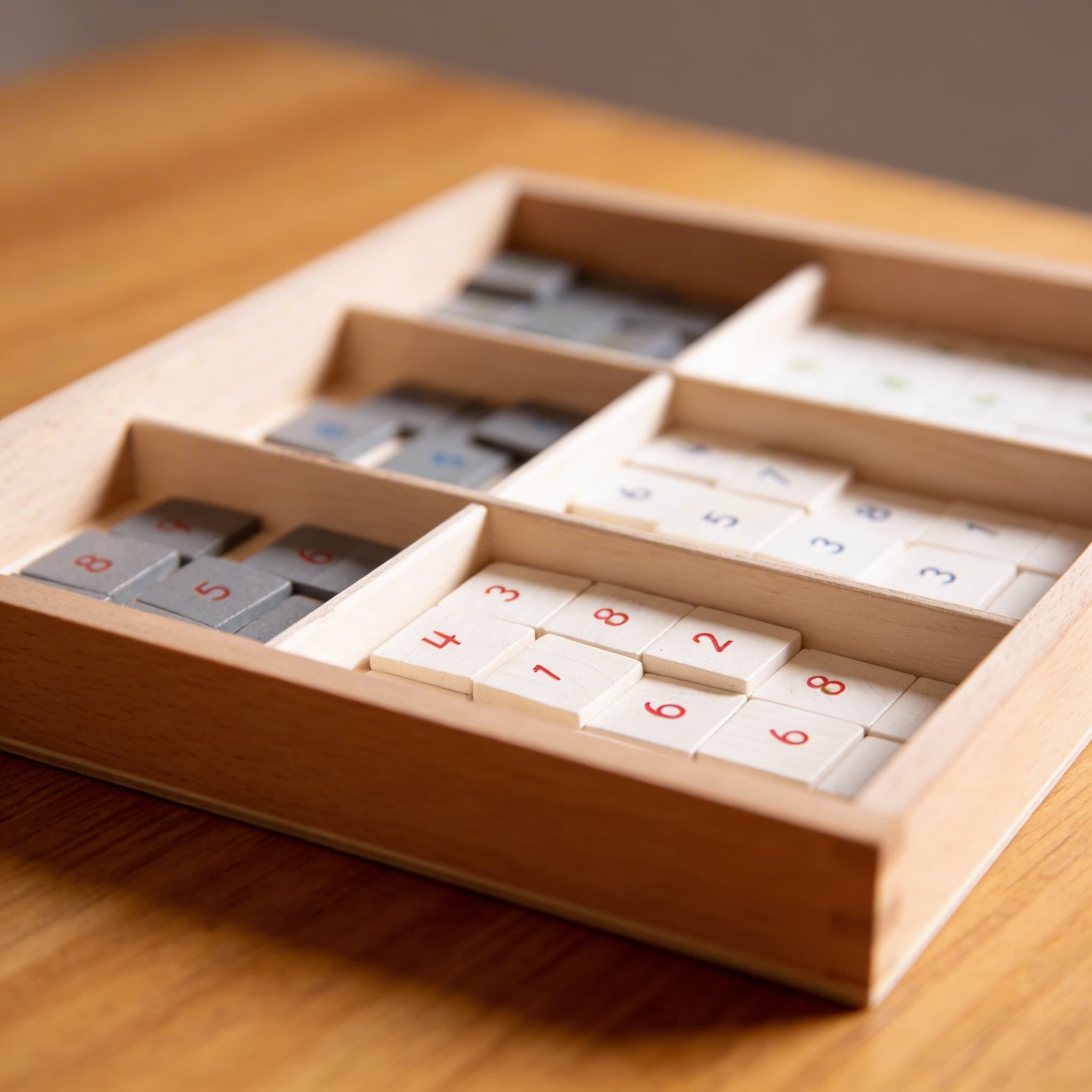 Číselné dlaždice — procvičování počítání — Detailní pohled