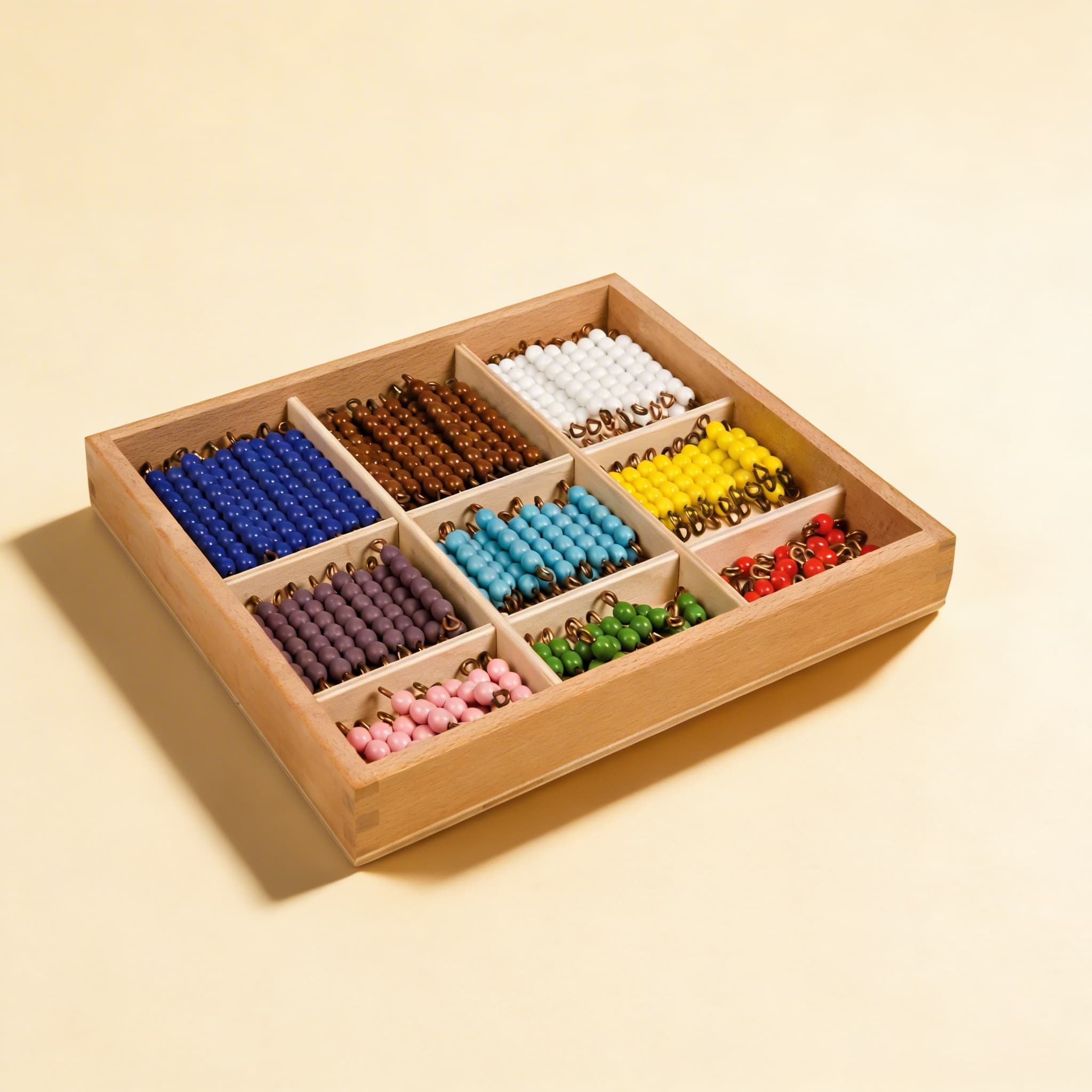 Schachbrettperlen: Einzelperlen Glas