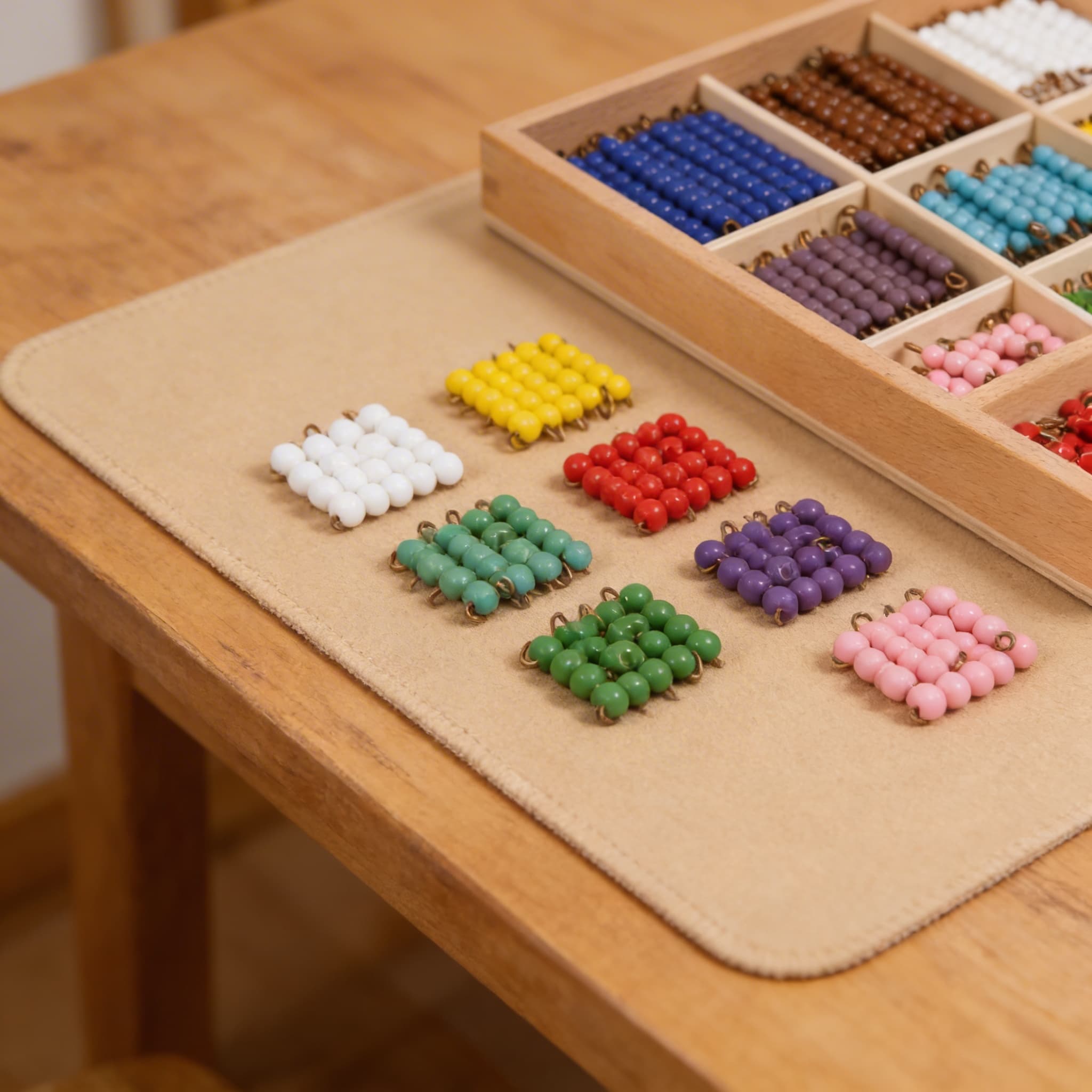 Schachbrettperlen: Einzelperlen Glas — Ansicht 3