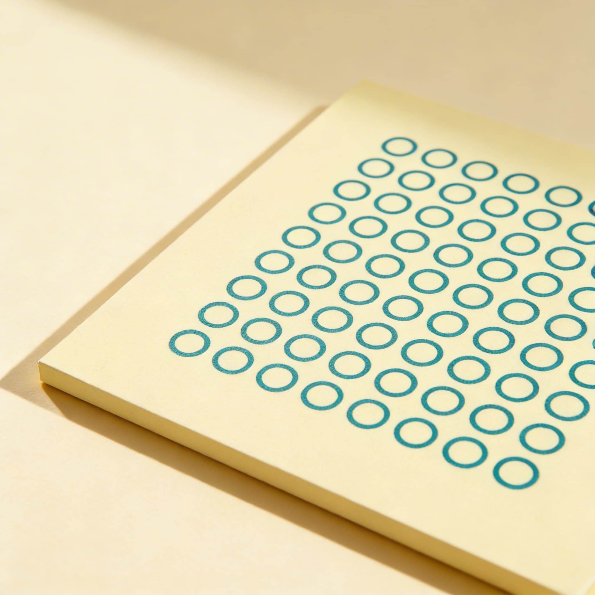 Blatt mit 100 Kreisen — Ansicht 2