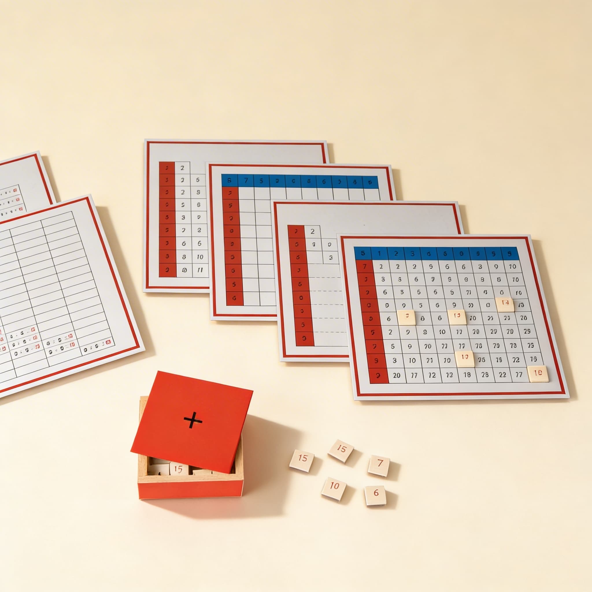 Pracovní tabulky sčítání — Katalogový pohled